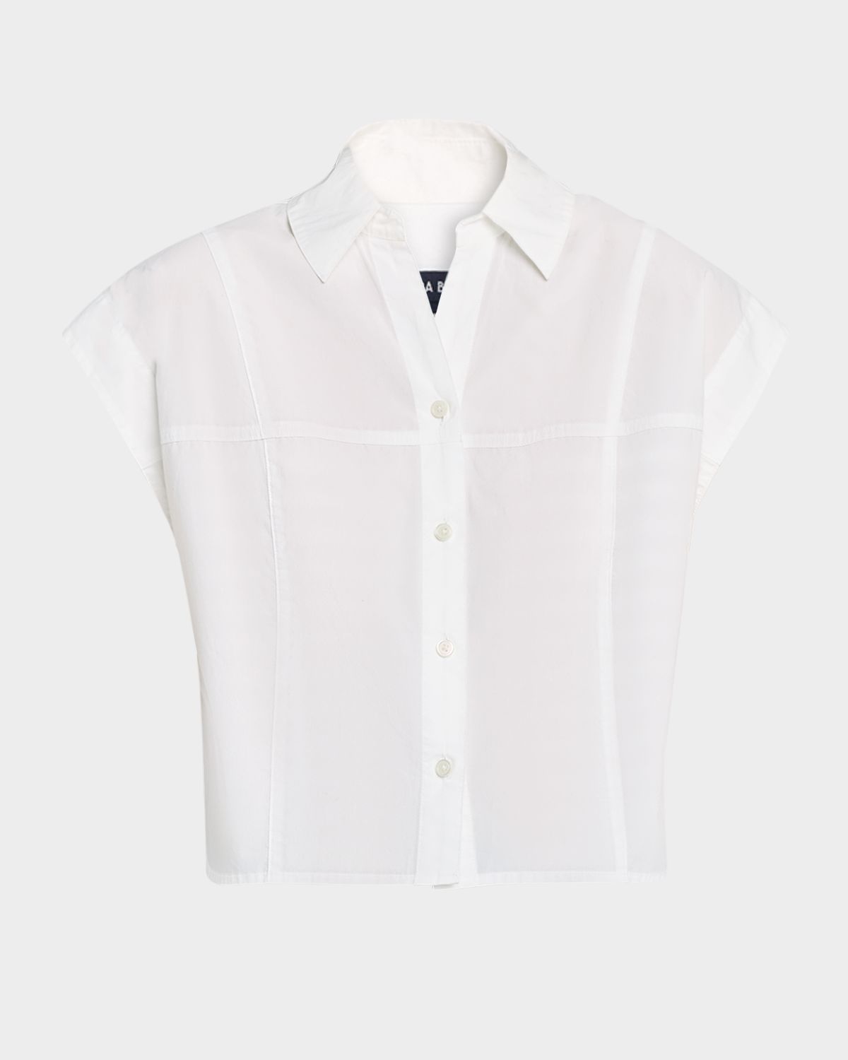 Veronica Beard Nestor Button-Front Top
