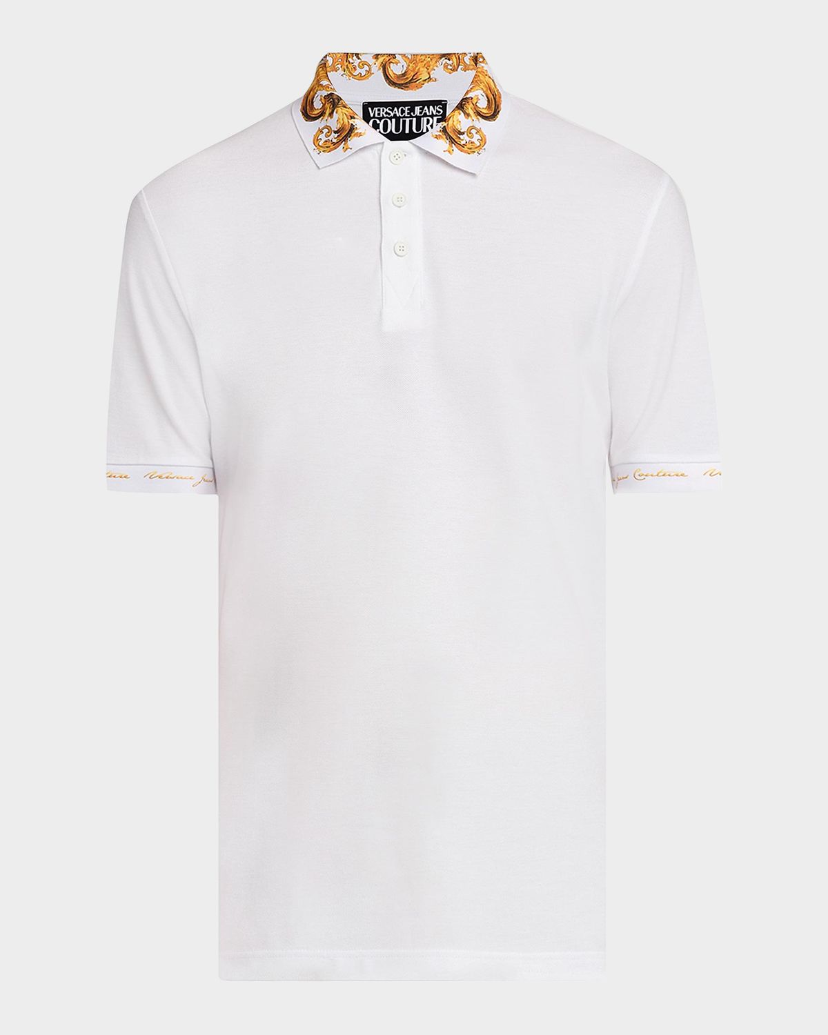Versace Jeans Couture Barocco Polo T-Shirt
