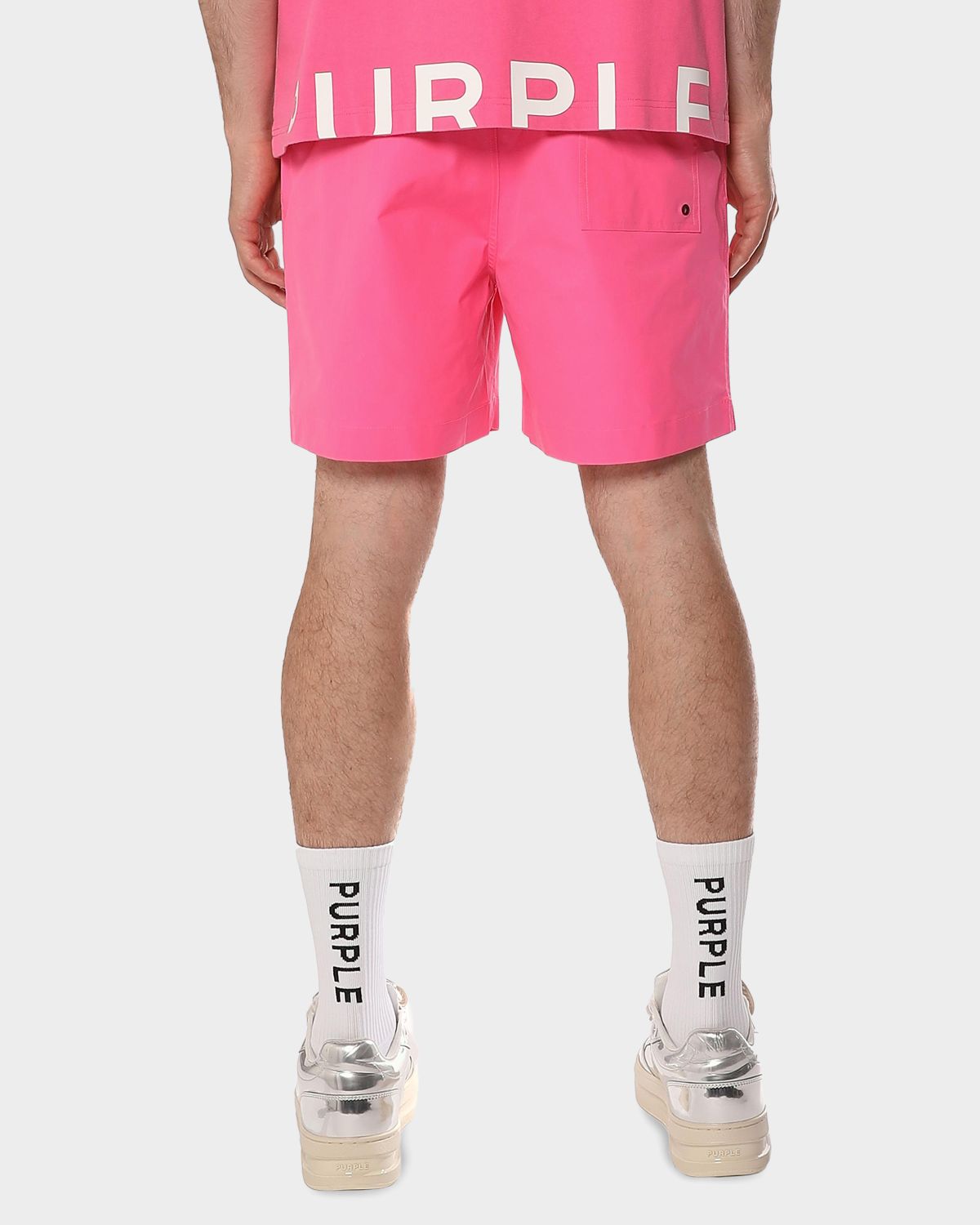 PURPLE Men 's All Round Pull-On Shorts | Thumbnail 5 PURPLE Men 's All Round Pull-On Shorts | Thumbnail 5