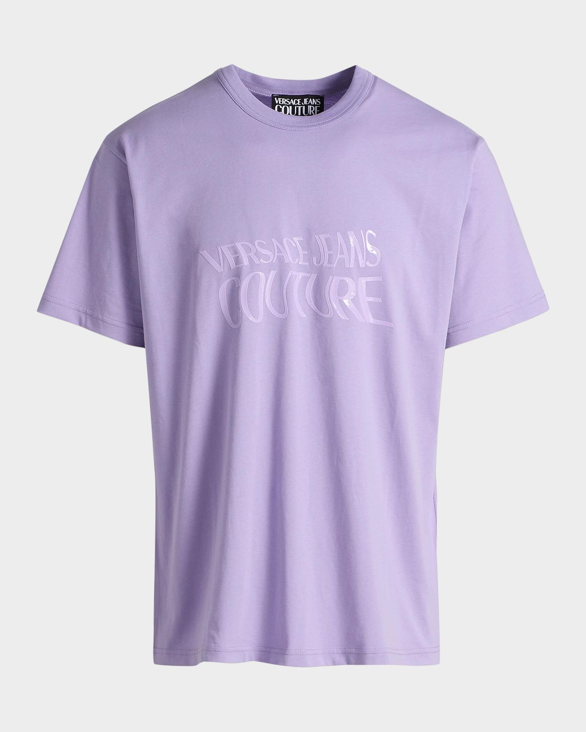 Versace Jeans Couture Screen-Printed Logo Cotton T-Shirt