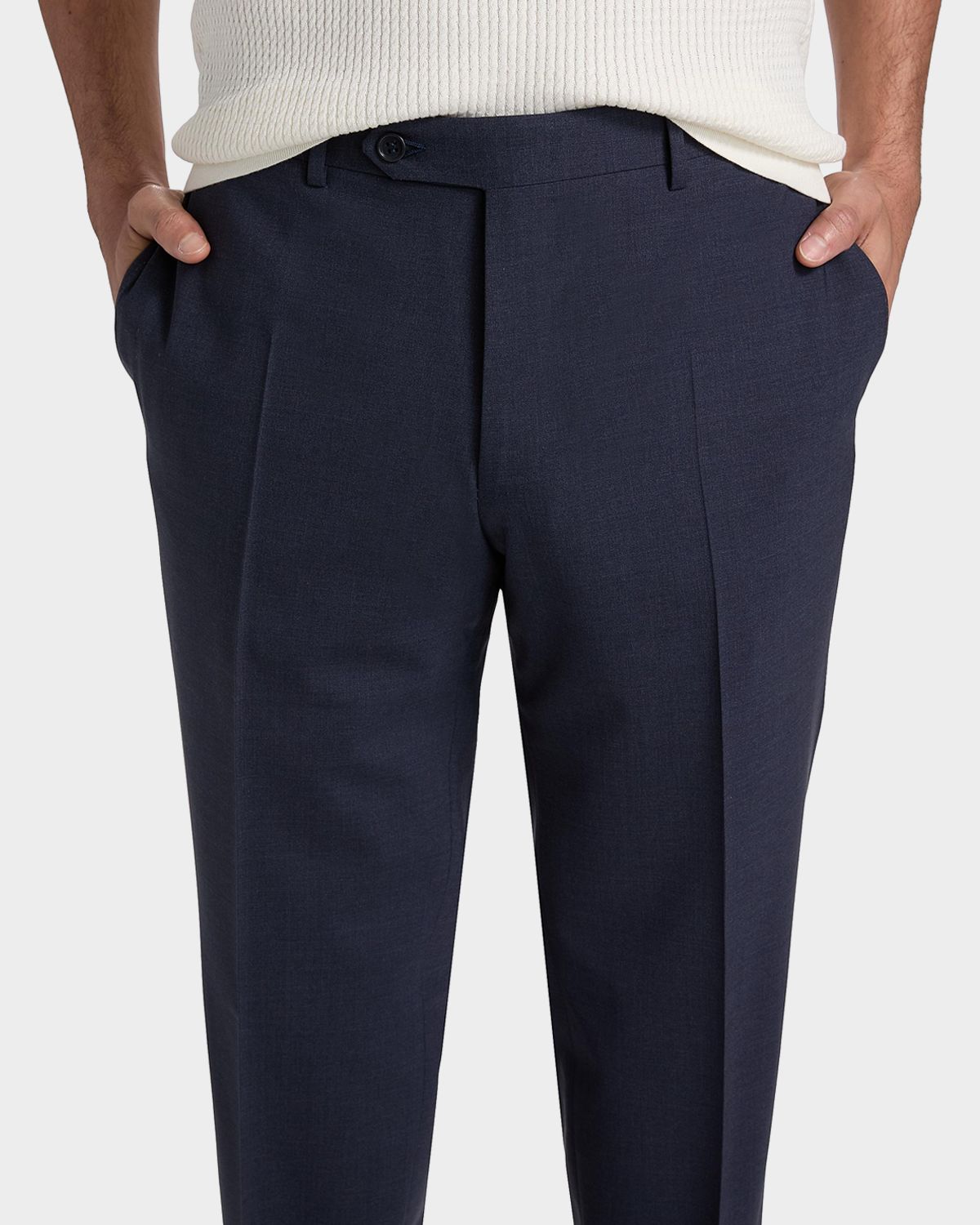 Canali Men 's Wool Stretch Straight-Leg Trousers | Thumbnail 5 Canali Men 's Wool Stretch Straight-Leg Trousers | Thumbnail 5