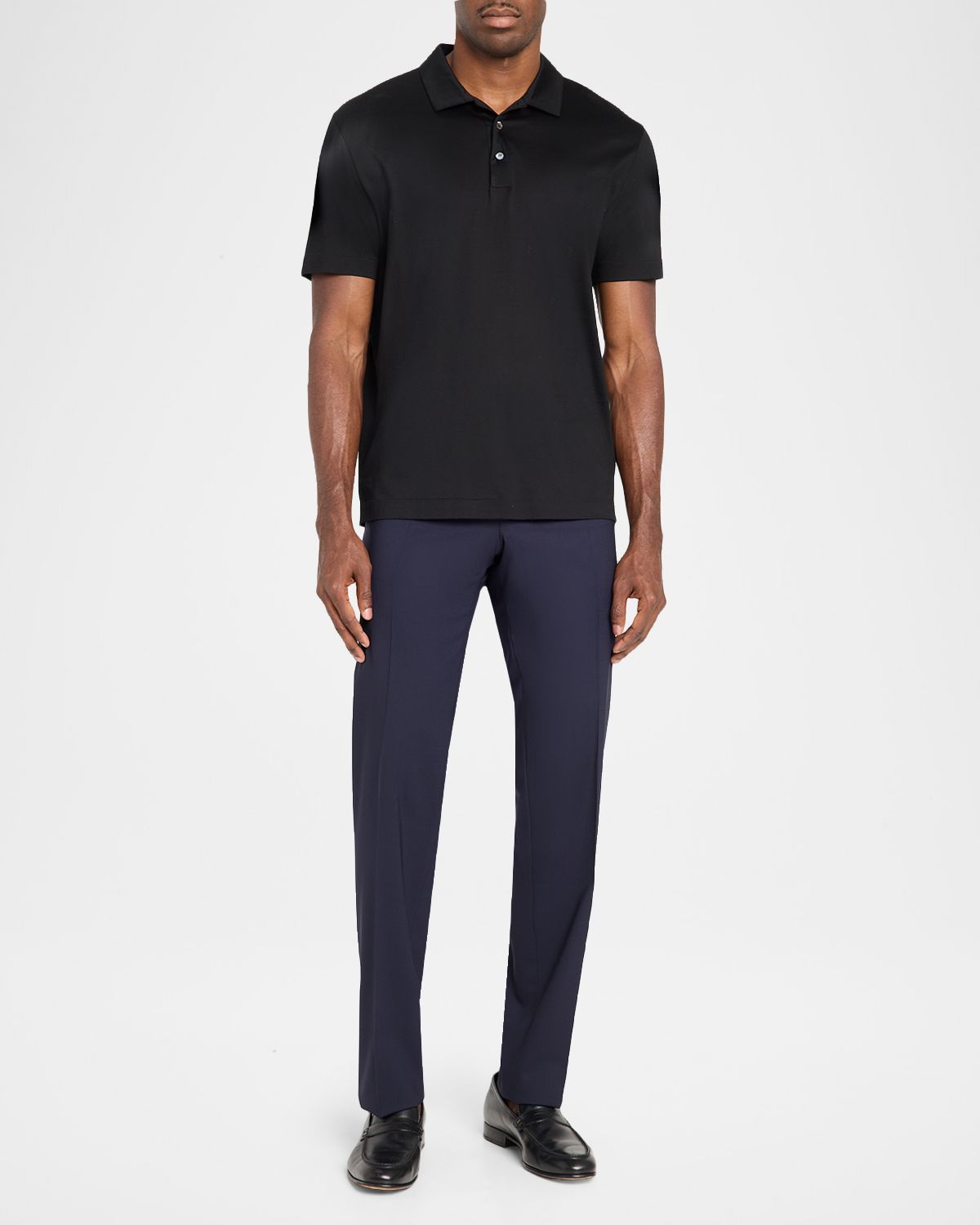 Canali Men 's Wool Stretch Modern Fit Trousers | Thumbnail 2 Canali Men 's Wool Stretch Modern Fit Trousers | Thumbnail 2
