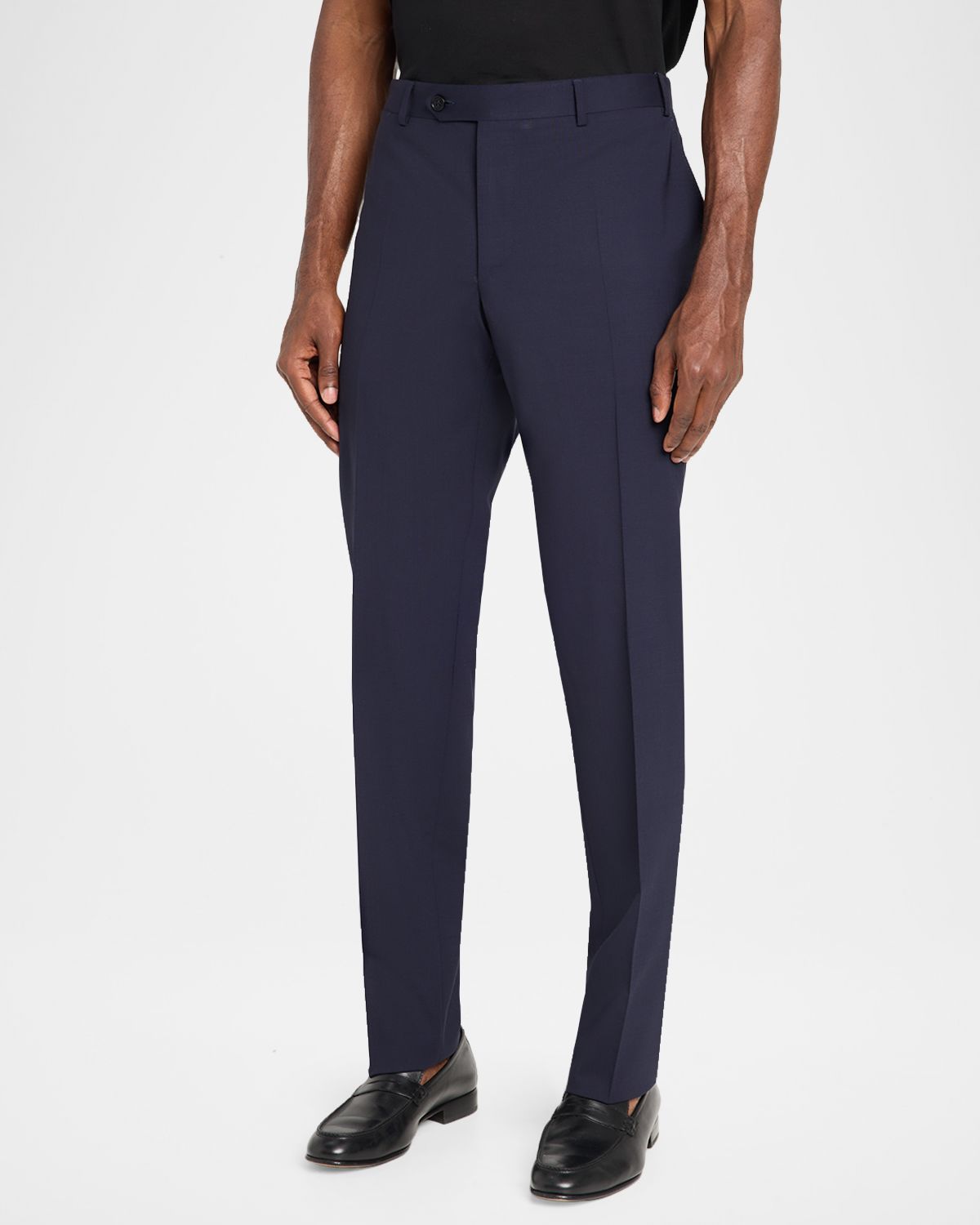 Canali Men 's Wool Stretch Modern Fit Trousers | Thumbnail 4 Canali Men 's Wool Stretch Modern Fit Trousers | Thumbnail 4