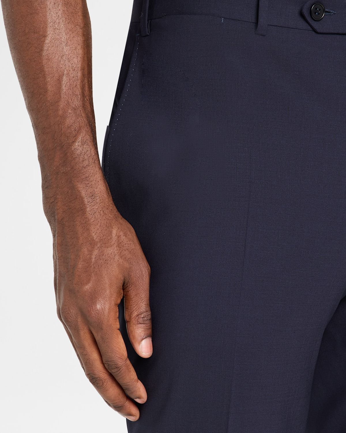 Canali Men 's Wool Stretch Modern Fit Trousers | Thumbnail 5 Canali Men 's Wool Stretch Modern Fit Trousers | Thumbnail 5
