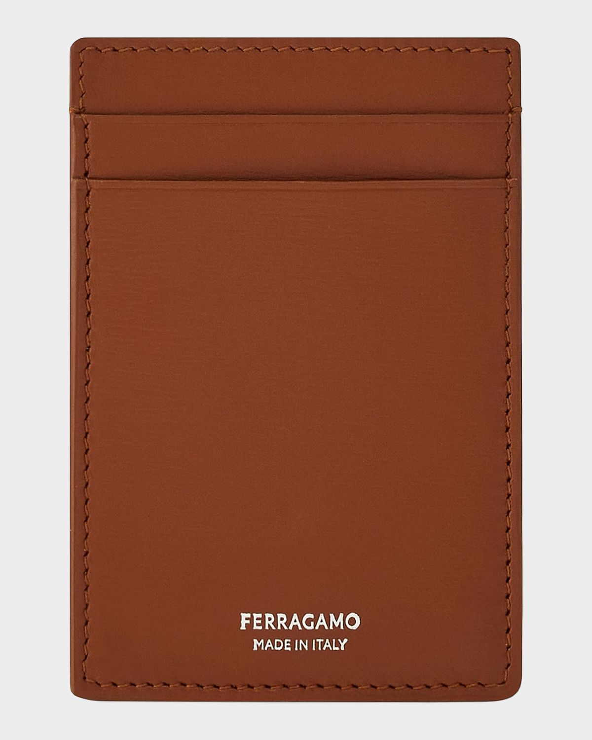 Ferragamo Florence Leather Card Case & Money Clip