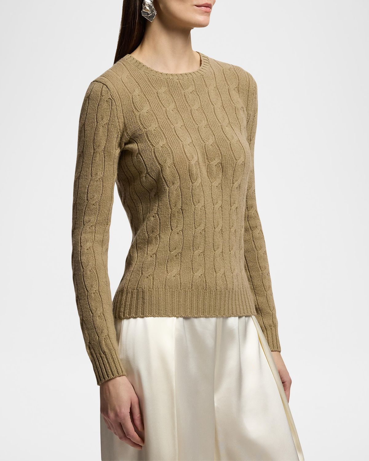 Ralph Lauren Collection Cashmere Cable-Knit Sweater | Thumbnail 6 Ralph Lauren Collection Cashmere Cable-Knit Sweater | Thumbnail 6