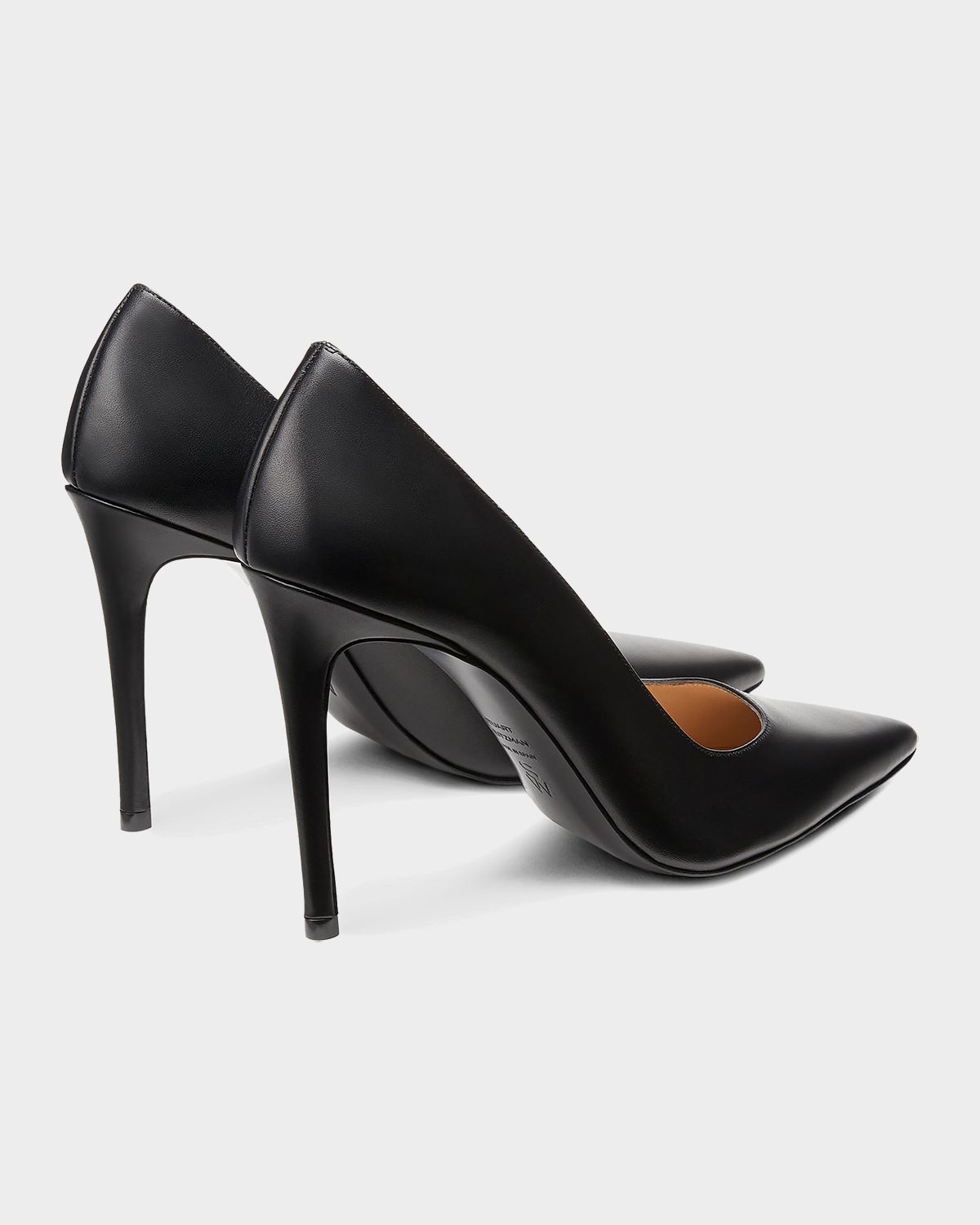 Stuart Weitzman 100mm Stuart Power Leather Pumps