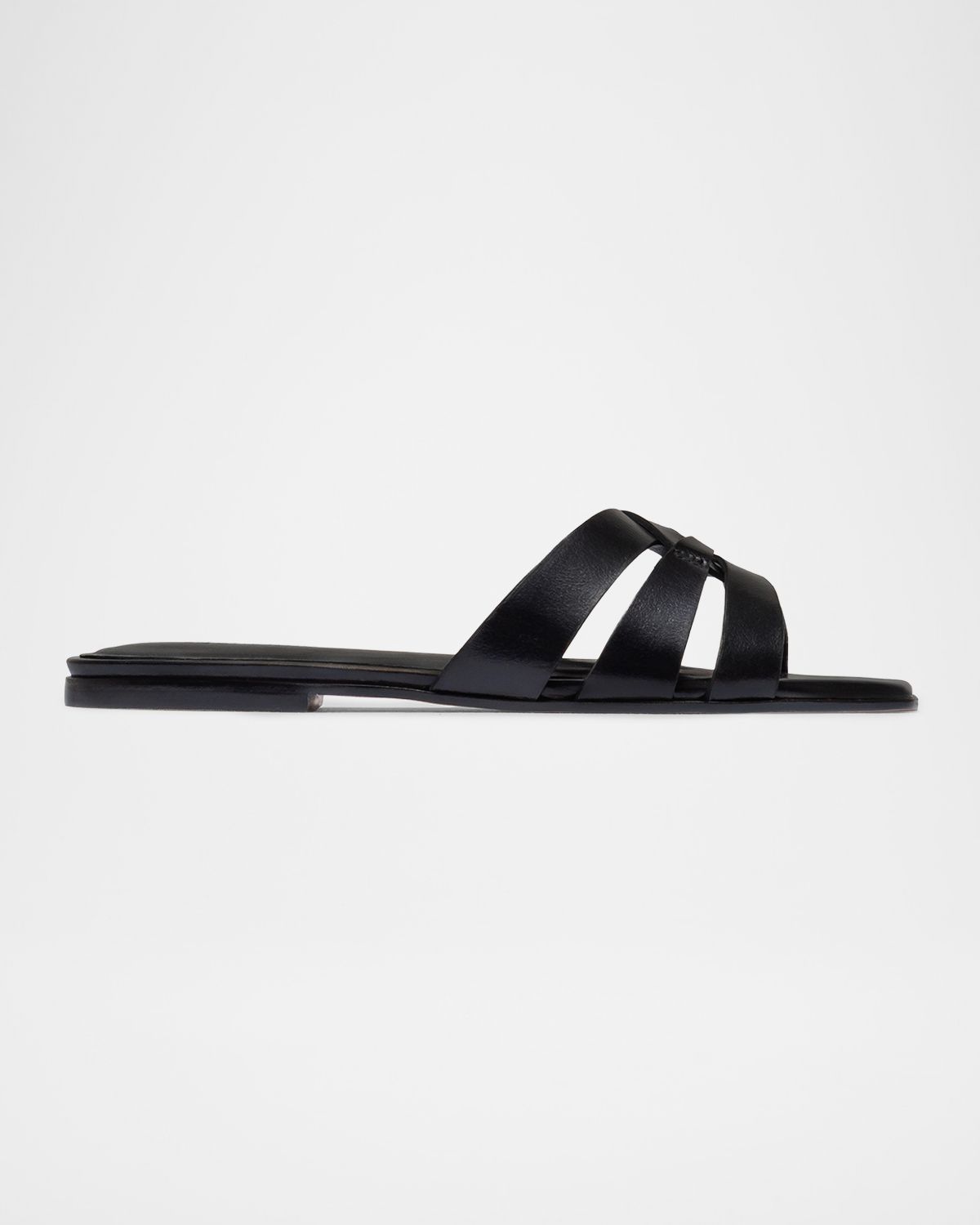 Bernardo Oxford Leather Flat Slide Sandals | Thumbnail 5 Bernardo Oxford Leather Flat Slide Sandals | Thumbnail 5