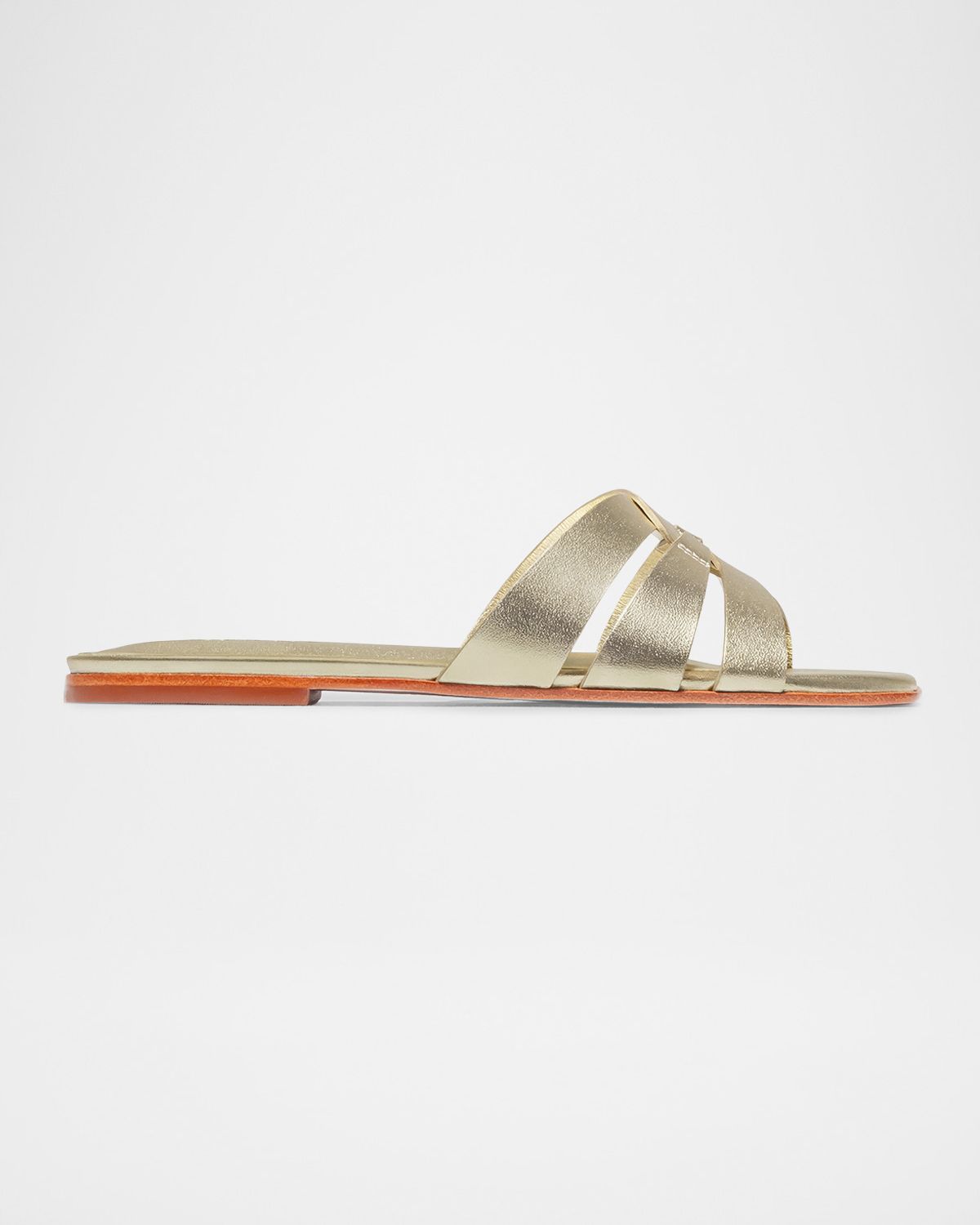 Bernardo Oxford Leather Flat Slide Sandals | Thumbnail 5 Bernardo Oxford Leather Flat Slide Sandals | Thumbnail 5