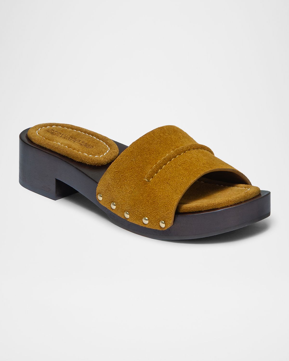 Bernardo Blyde Leather Clog Mule Sandals