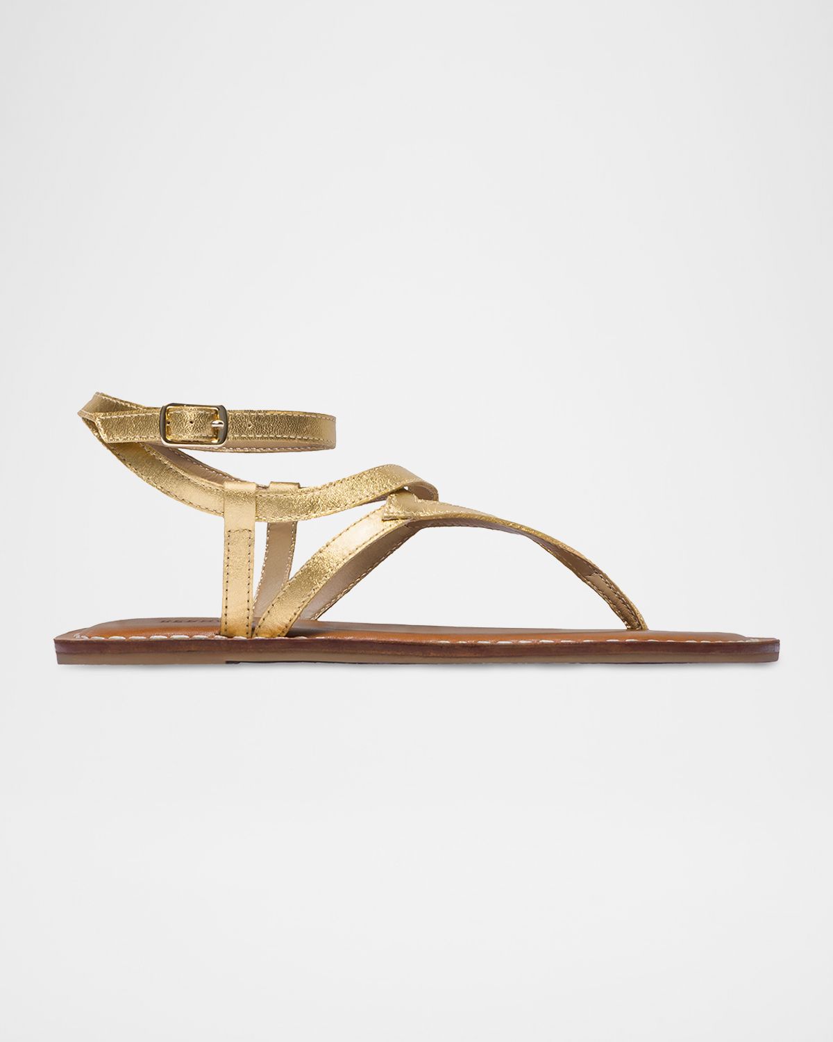 Bernardo Mallorie Leather Geometric Thong Sandals | Thumbnail 4