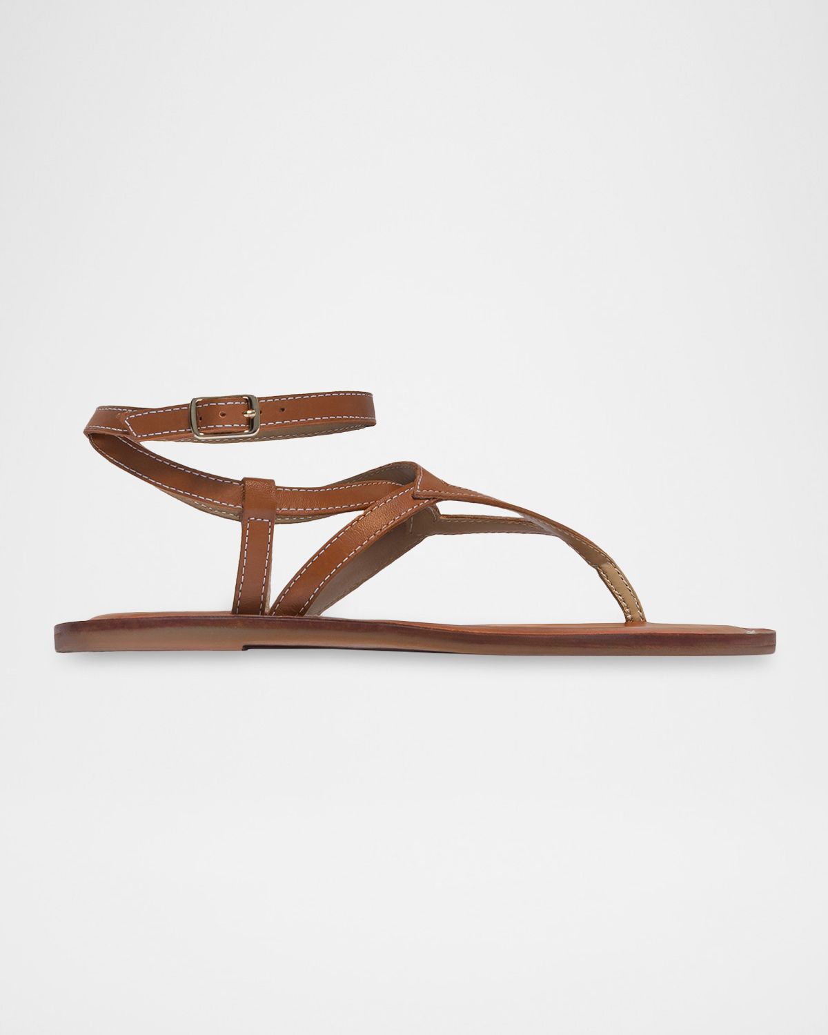 Bernardo Mallorie Leather Geometric Thong Sandals | Thumbnail 4
