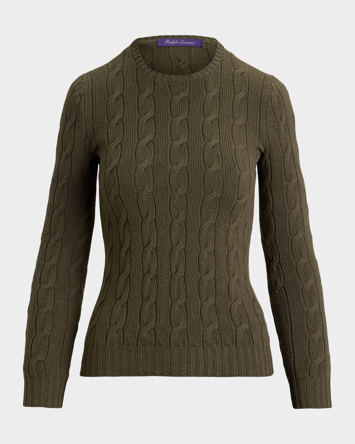 Ralph Lauren Collection Cable-Knit Cashmere Sweater