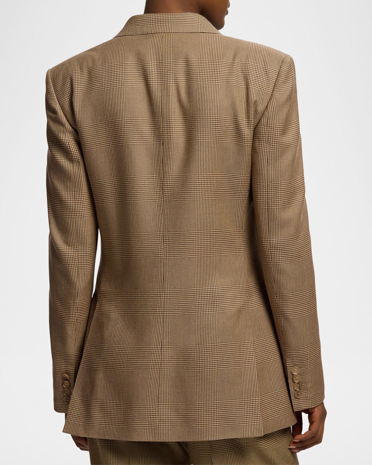 Ralph Lauren Collection Glen Plaid Silk Double-Breasted Blazer | Thumbnail 3 Ralph Lauren Collection Glen Plaid Silk Double-Breasted Blazer | Thumbnail 3