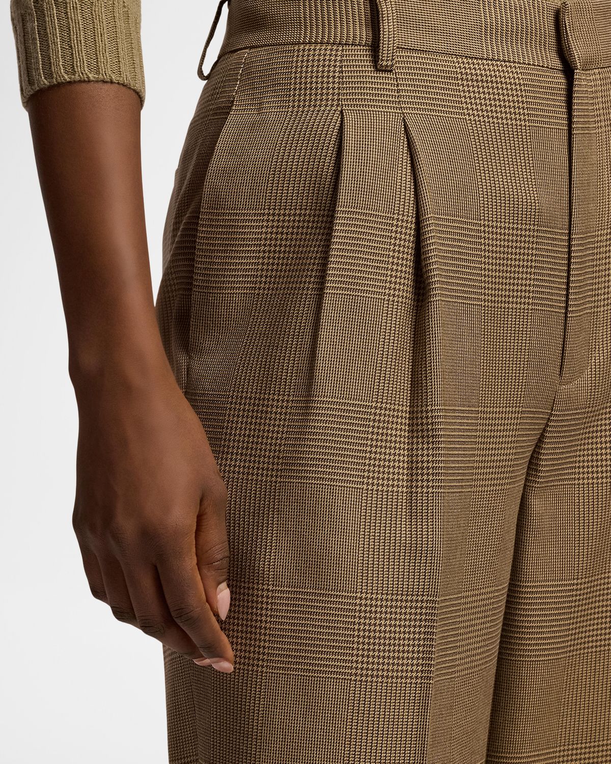Ralph Lauren Collection Glen Plaid Silk Trousers | Thumbnail 5 Ralph Lauren Collection Glen Plaid Silk Trousers | Thumbnail 5
