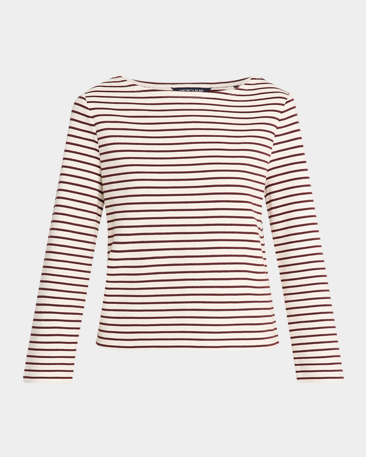 Veronica Beard Hovey Striped Knit Top