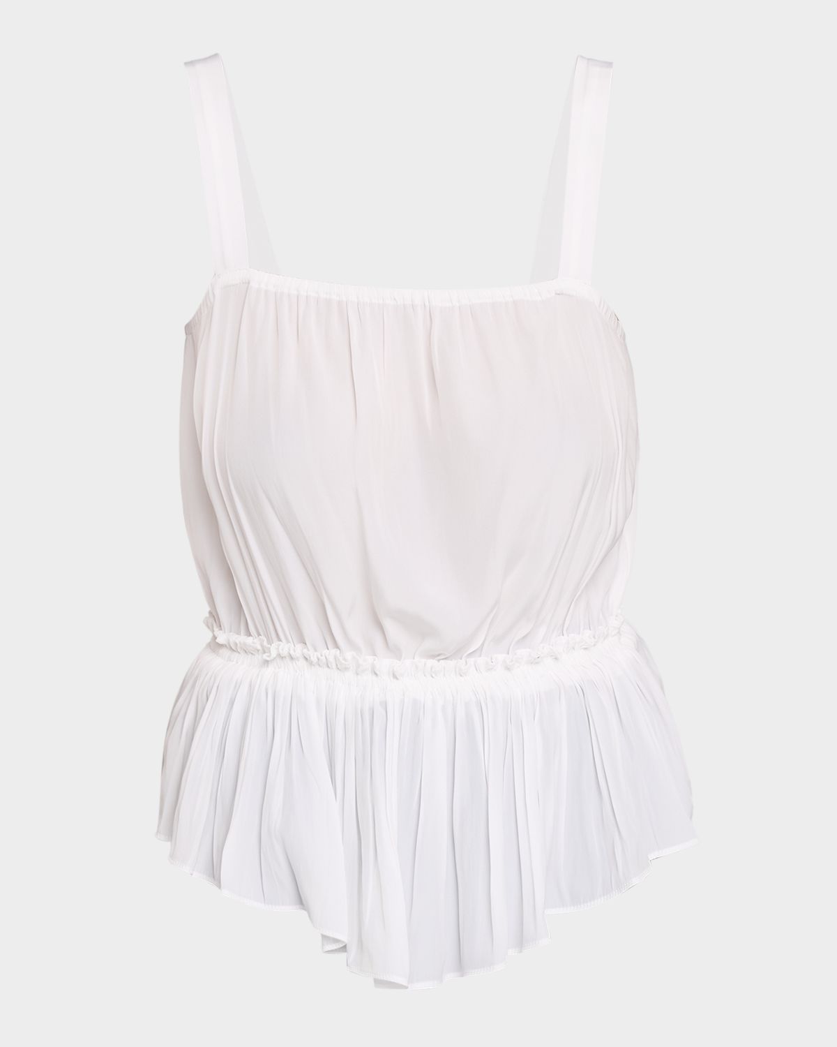 Ramy Brook Giorgia Peplum Tank Top
