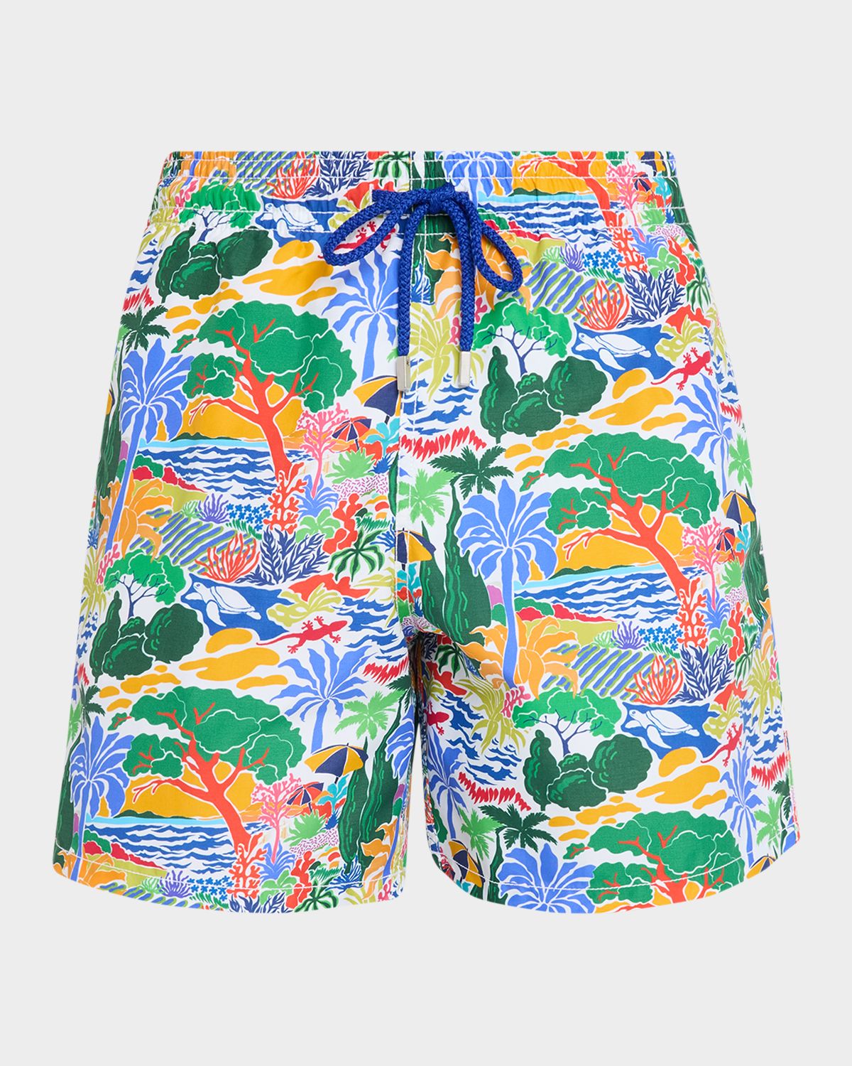 Vilebrequin Men 's Seaside Life Nylon Swim Trunks