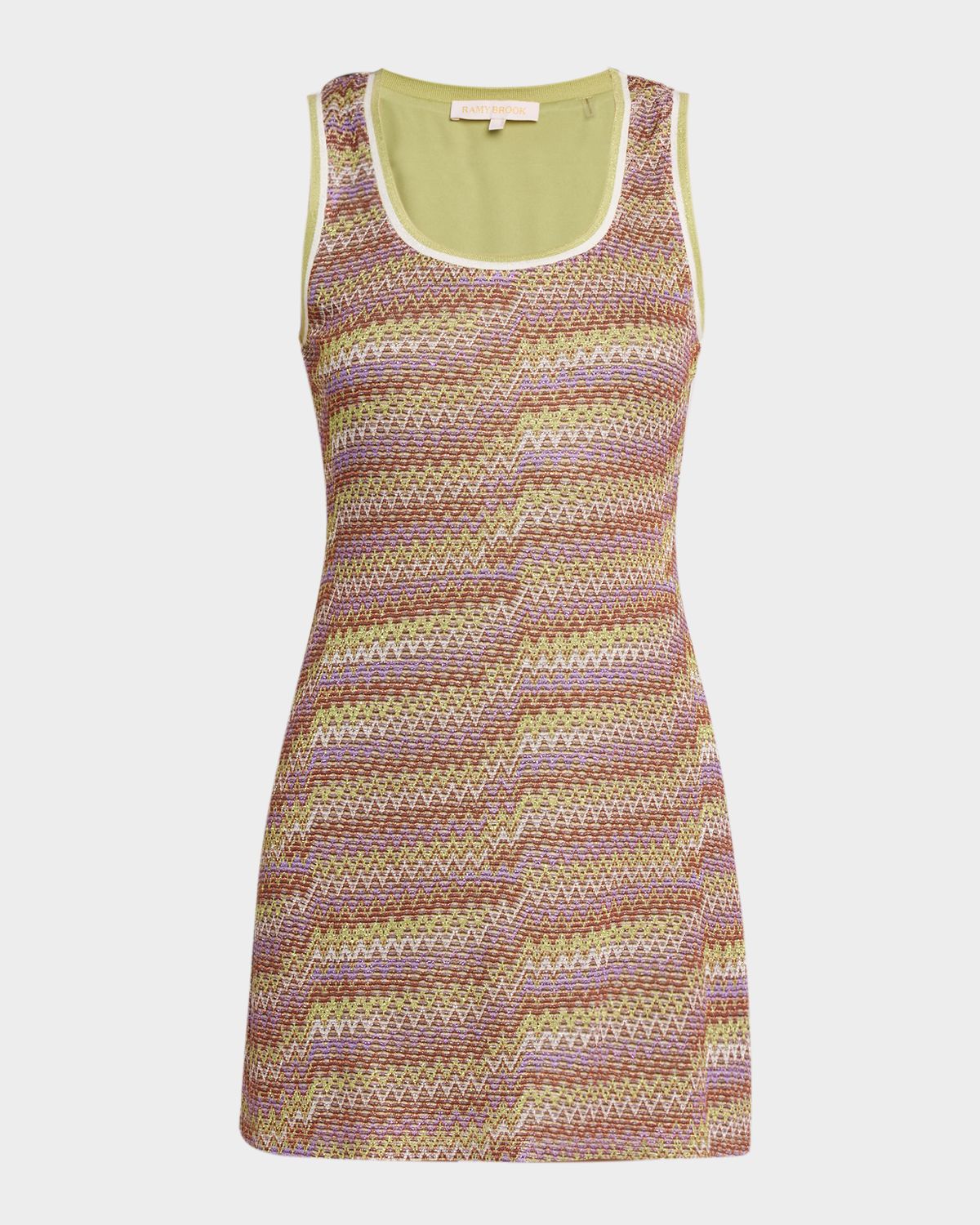 Ramy Brook Liora Metallic Weave Minidress | Thumbnail 6