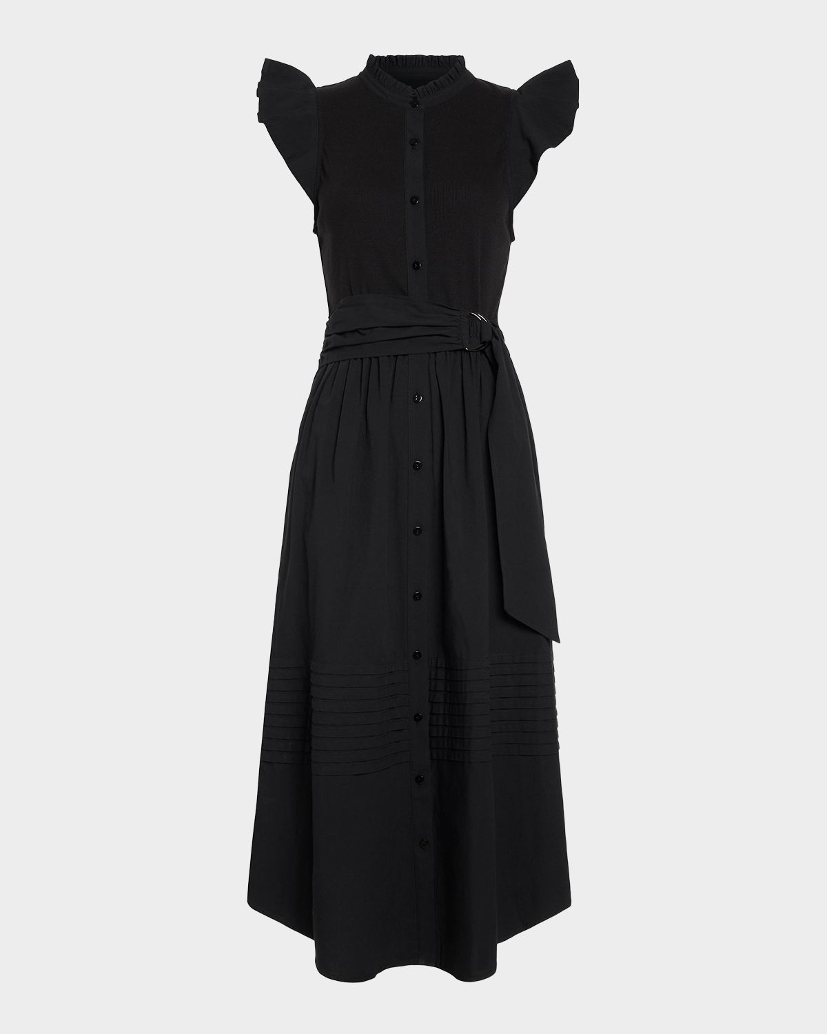 Ramy Brook Odessa Belted Midi Shirtdress