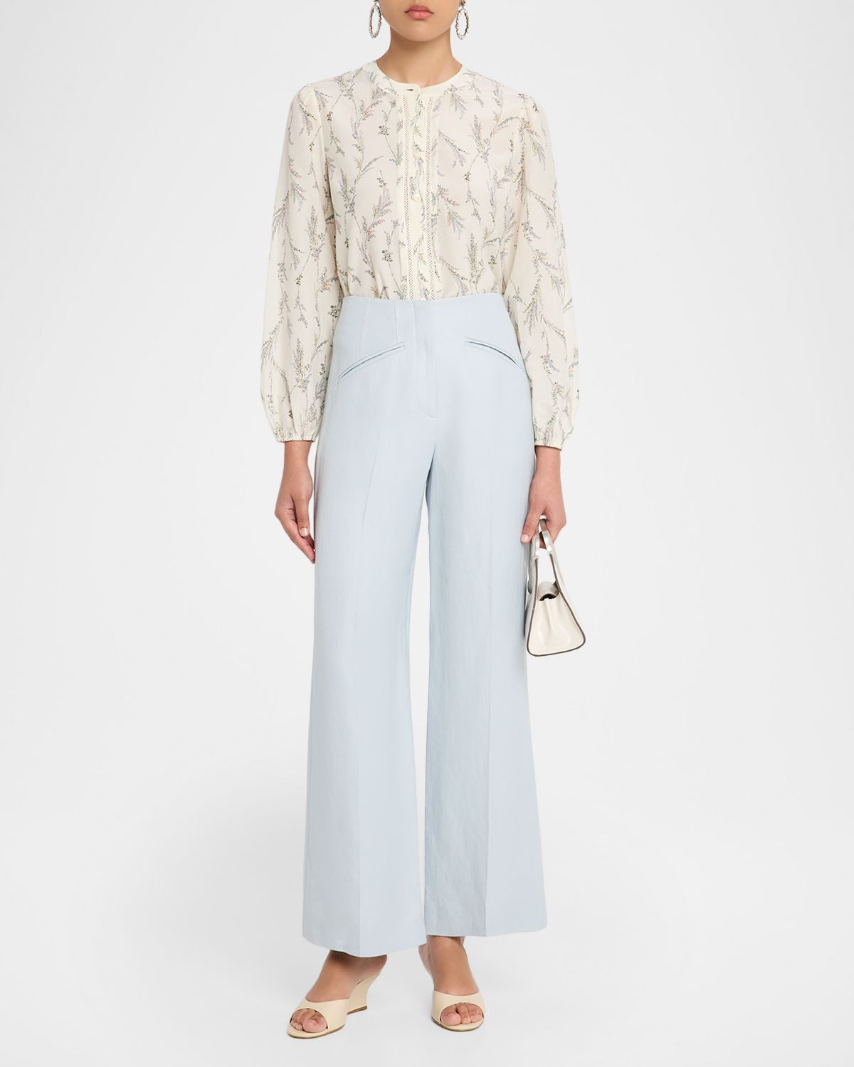 Veronica Beard Cassidee Wide-Leg Pants | Thumbnail 4