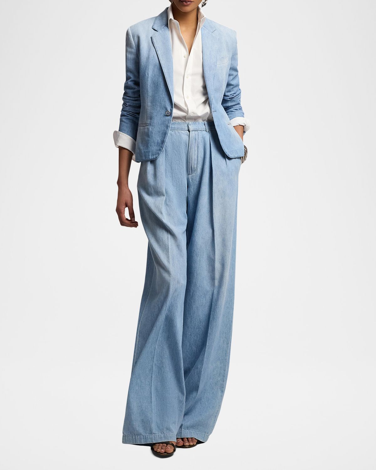 Ralph Lauren Collection Lochlan Cotton Denim Jacket | Thumbnail 7