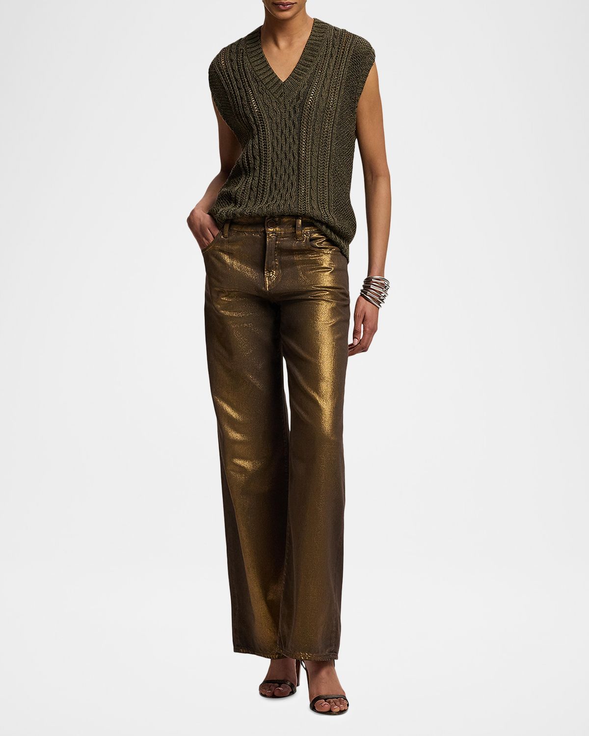 Ralph Lauren Collection Cashmere-Silk Sweater Vest | Thumbnail 6 Ralph Lauren Collection Cashmere-Silk Sweater Vest | Thumbnail 6