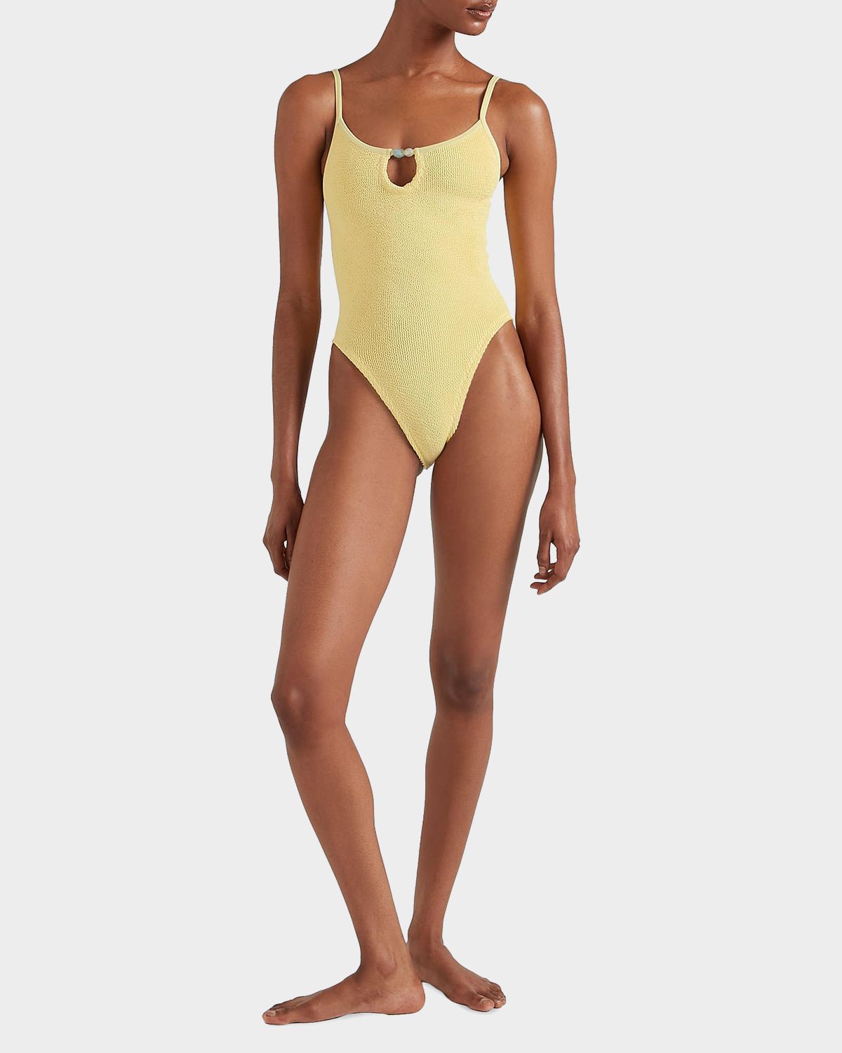 Hunza G Mia Beaded One-Piece Swimsuit | Thumbnail 5
