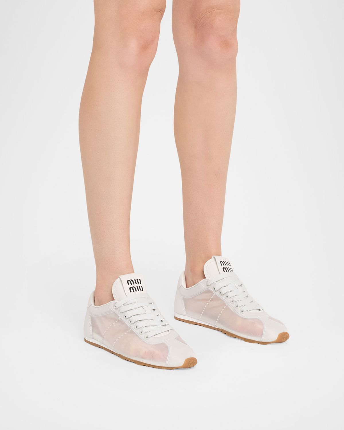 Miu Miu Mesh Retro Runner Sneakers | Thumbnail 6