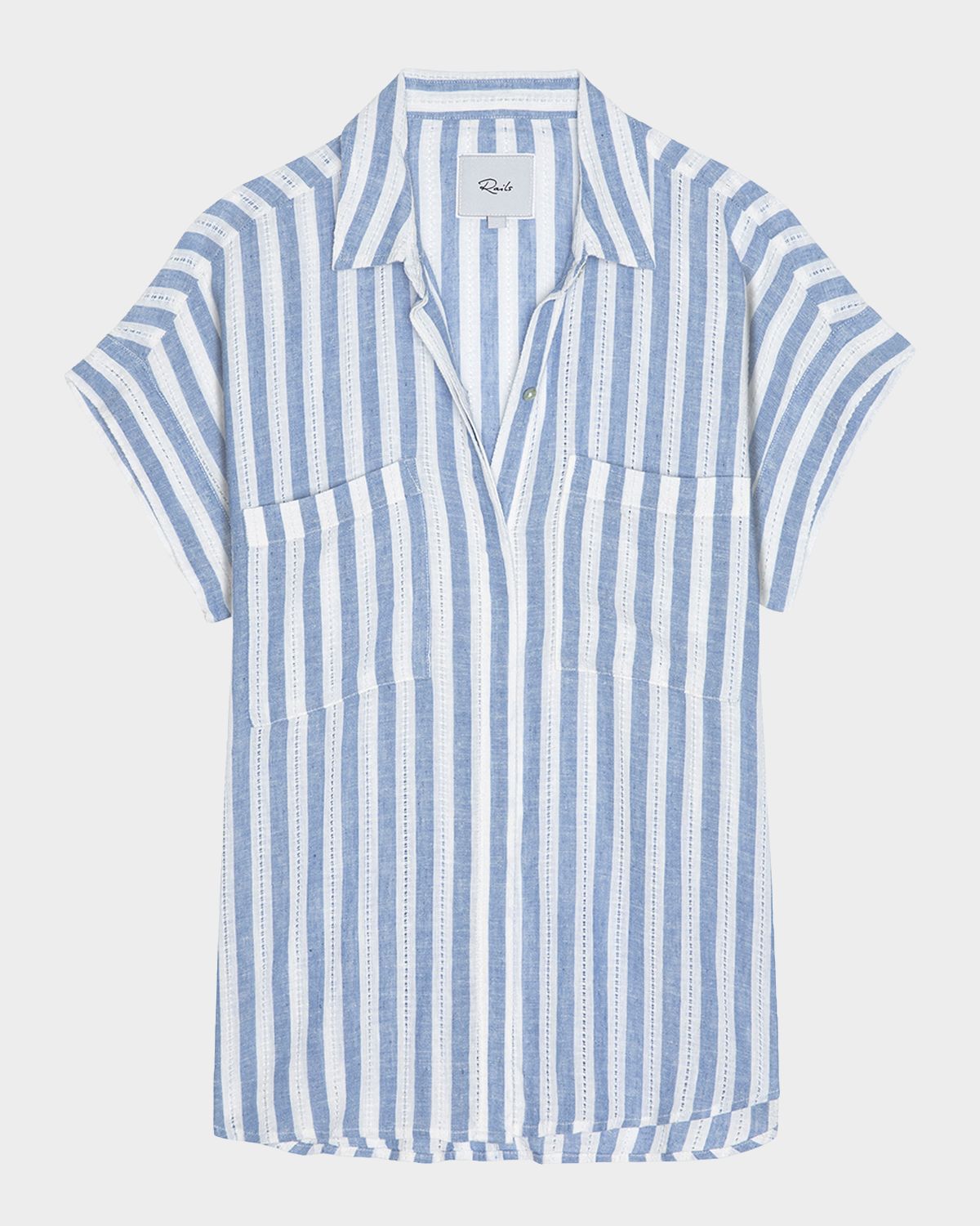 Rails Cito Stripe Short-Sleeve Shirt | Thumbnail 7 Rails Cito Stripe Short-Sleeve Shirt | Thumbnail 7