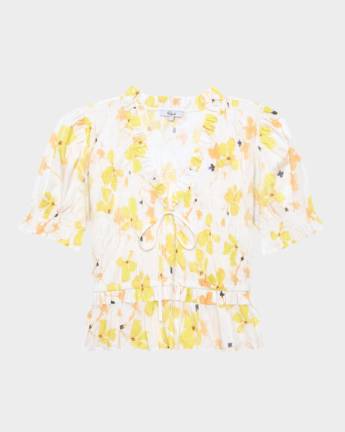 Rails Fontaine Floral Smocked Blouse | Thumbnail 6 Rails Fontaine Floral Smocked Blouse | Thumbnail 6