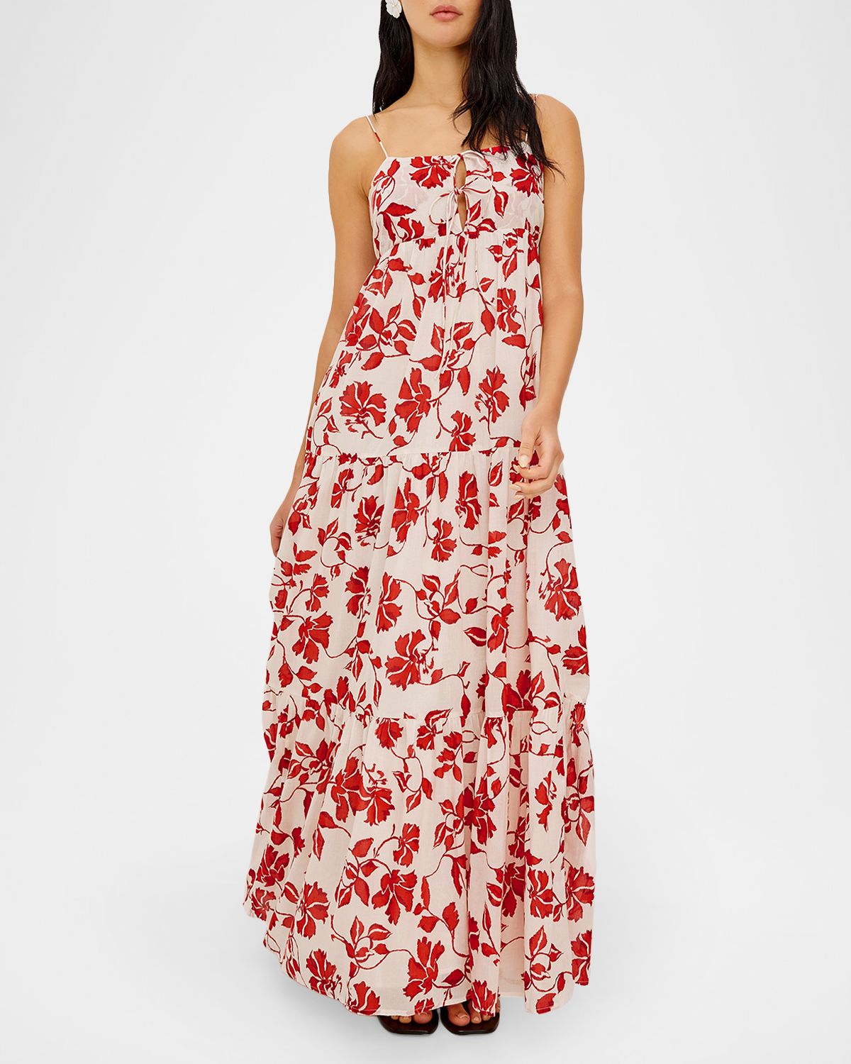 Rails Mica Floral Tie-Front Maxi Dress | Thumbnail 5 Rails Mica Floral Tie-Front Maxi Dress | Thumbnail 5