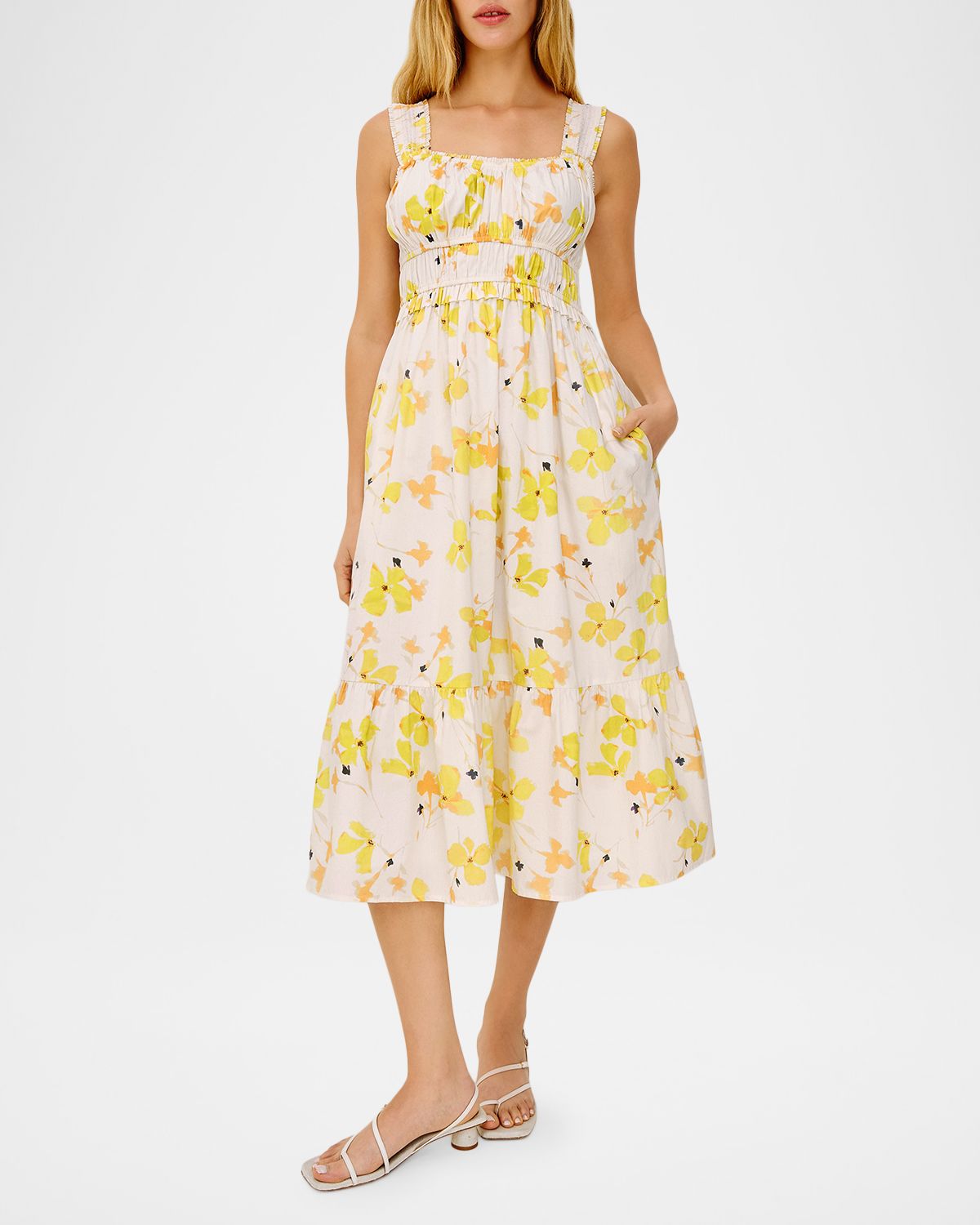 Rails Rafaella Floral Sleeveless Midi Dress | Thumbnail 5 Rails Rafaella Floral Sleeveless Midi Dress | Thumbnail 5