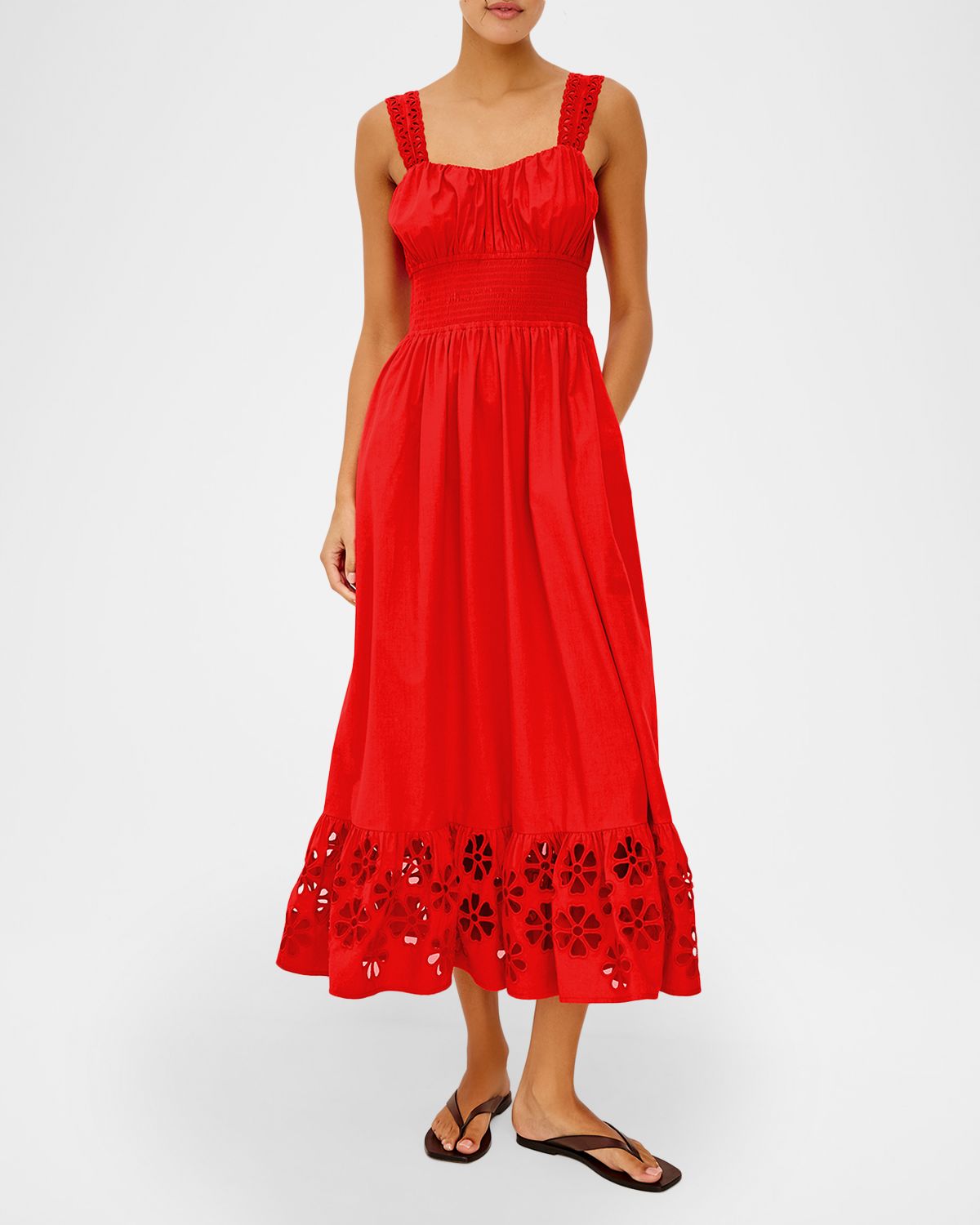 Rails Moira Embroidered Cotton Midi Dress | Thumbnail 6 Rails Moira Embroidered Cotton Midi Dress | Thumbnail 6