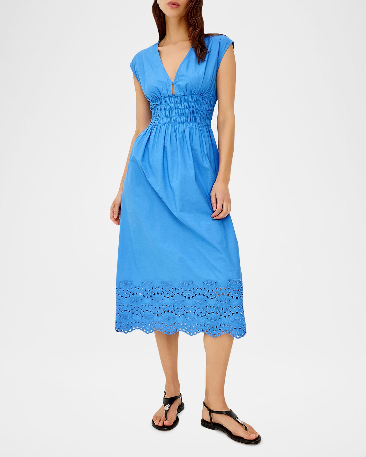 Rails Roxanne Embroidered Cotton Midi Dress | Thumbnail 5