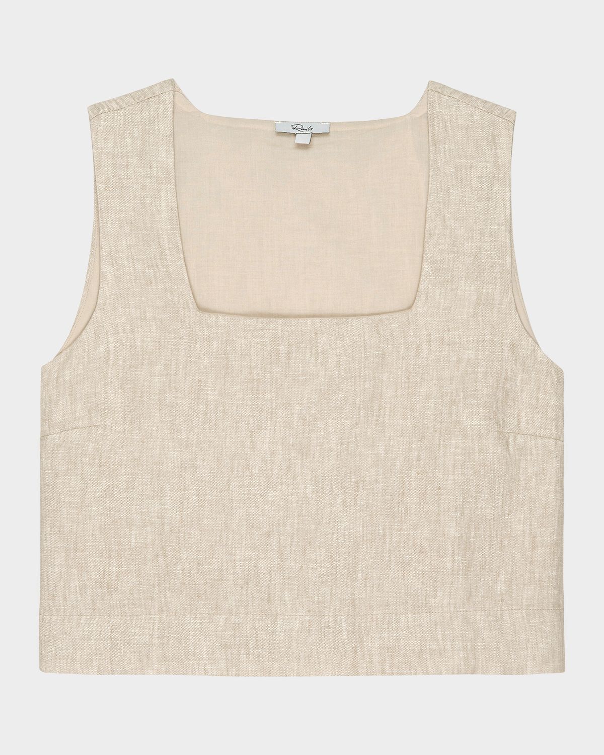 Rails Akira Square-Neck Linen Crop Top | Thumbnail 6