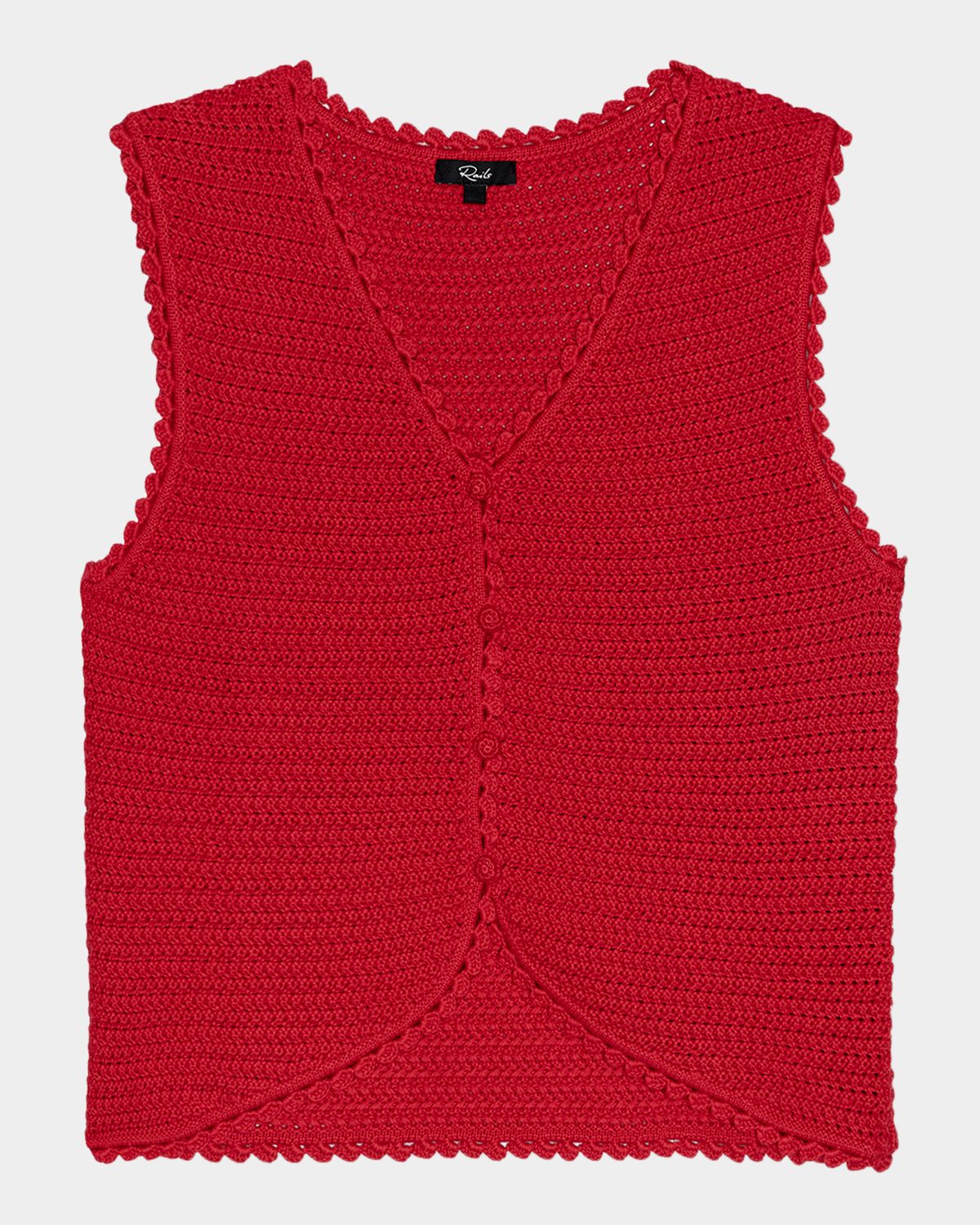 Rails Calypso Crochet Knit Tank Top