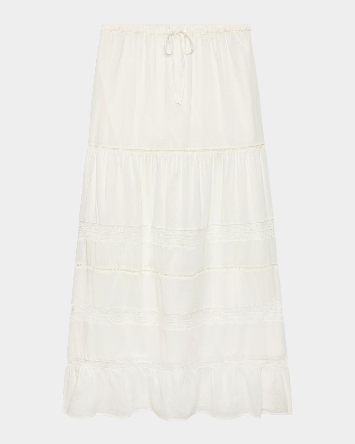 Rails Hettie Lace-Inset Poplin Maxi Skirt | Thumbnail 6