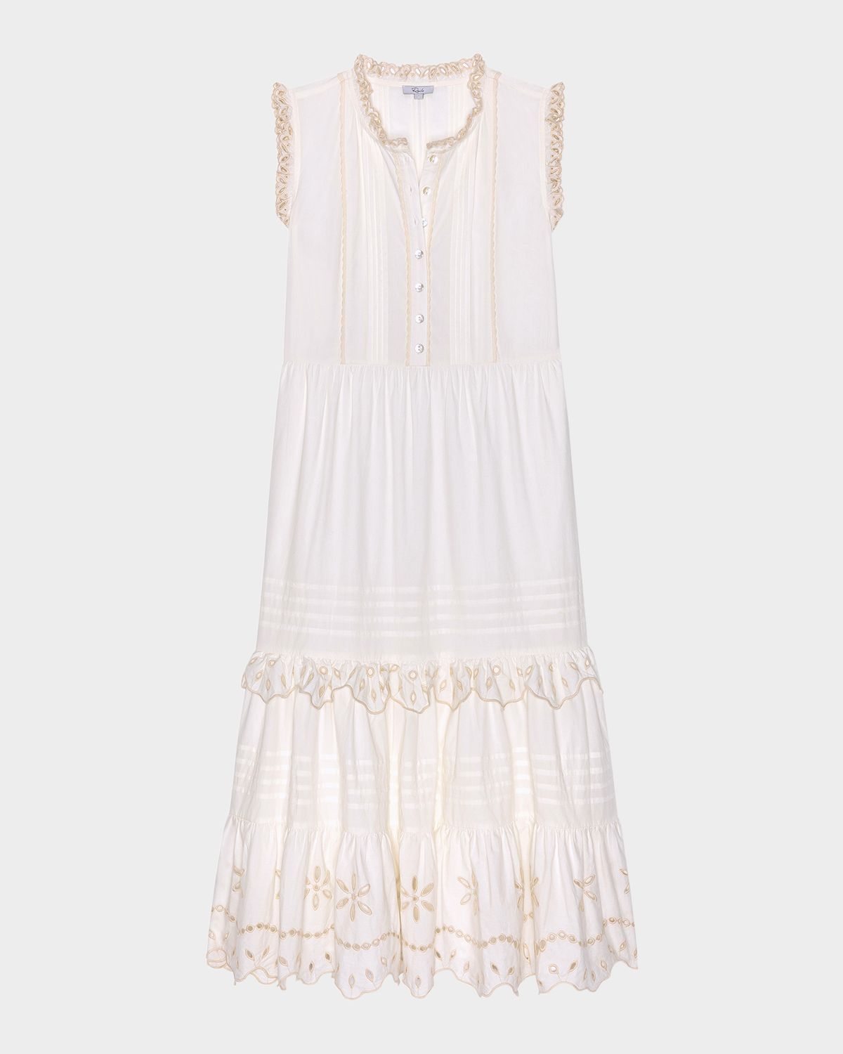 Rails Aubrie Ruffled Eyelet Midi Dress | Thumbnail 7 Rails Aubrie Ruffled Eyelet Midi Dress | Thumbnail 7
