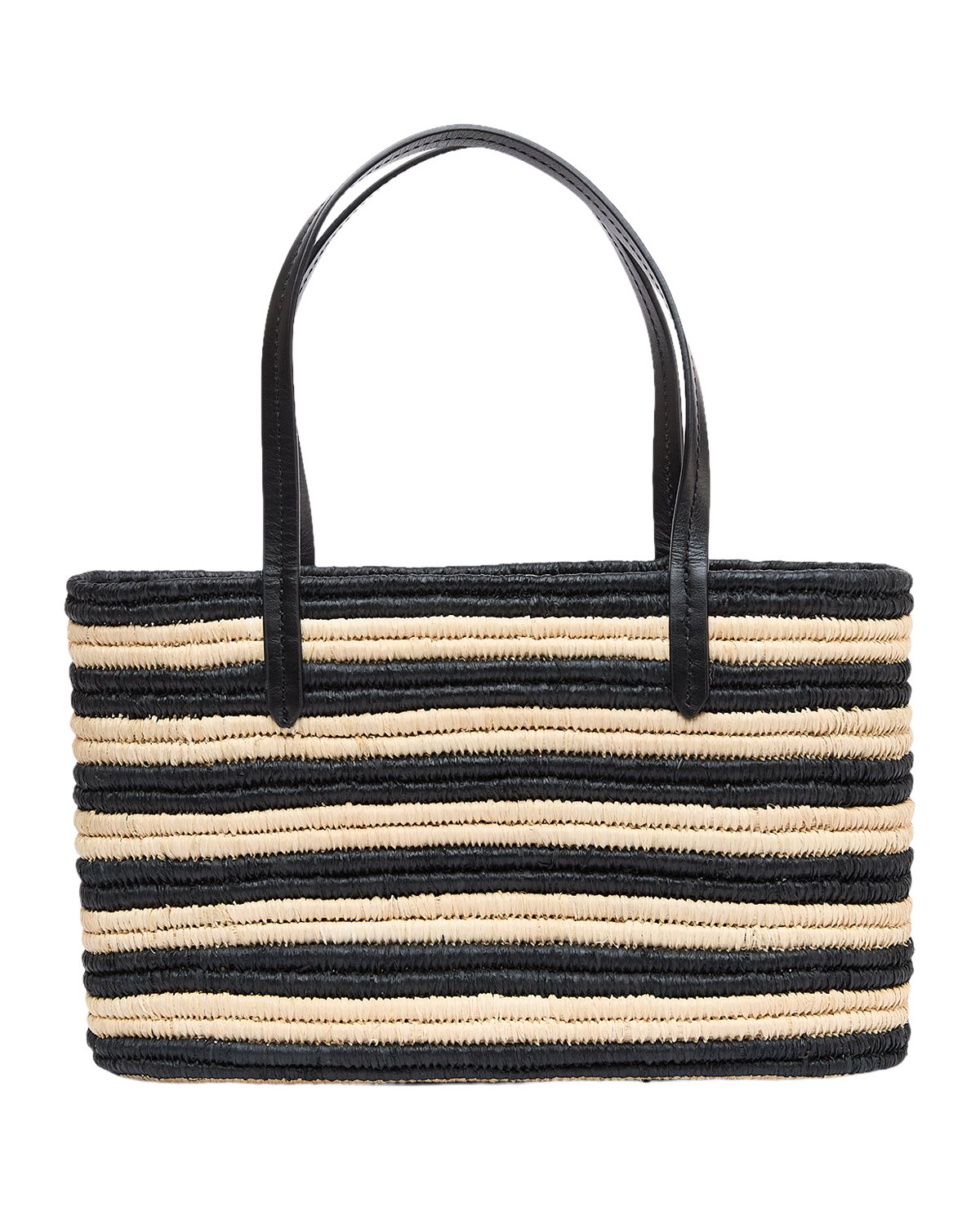 POOLSIDE The Capri Striped Raffia Tote Bag | Thumbnail 3 POOLSIDE The Capri Striped Raffia Tote Bag | Thumbnail 3