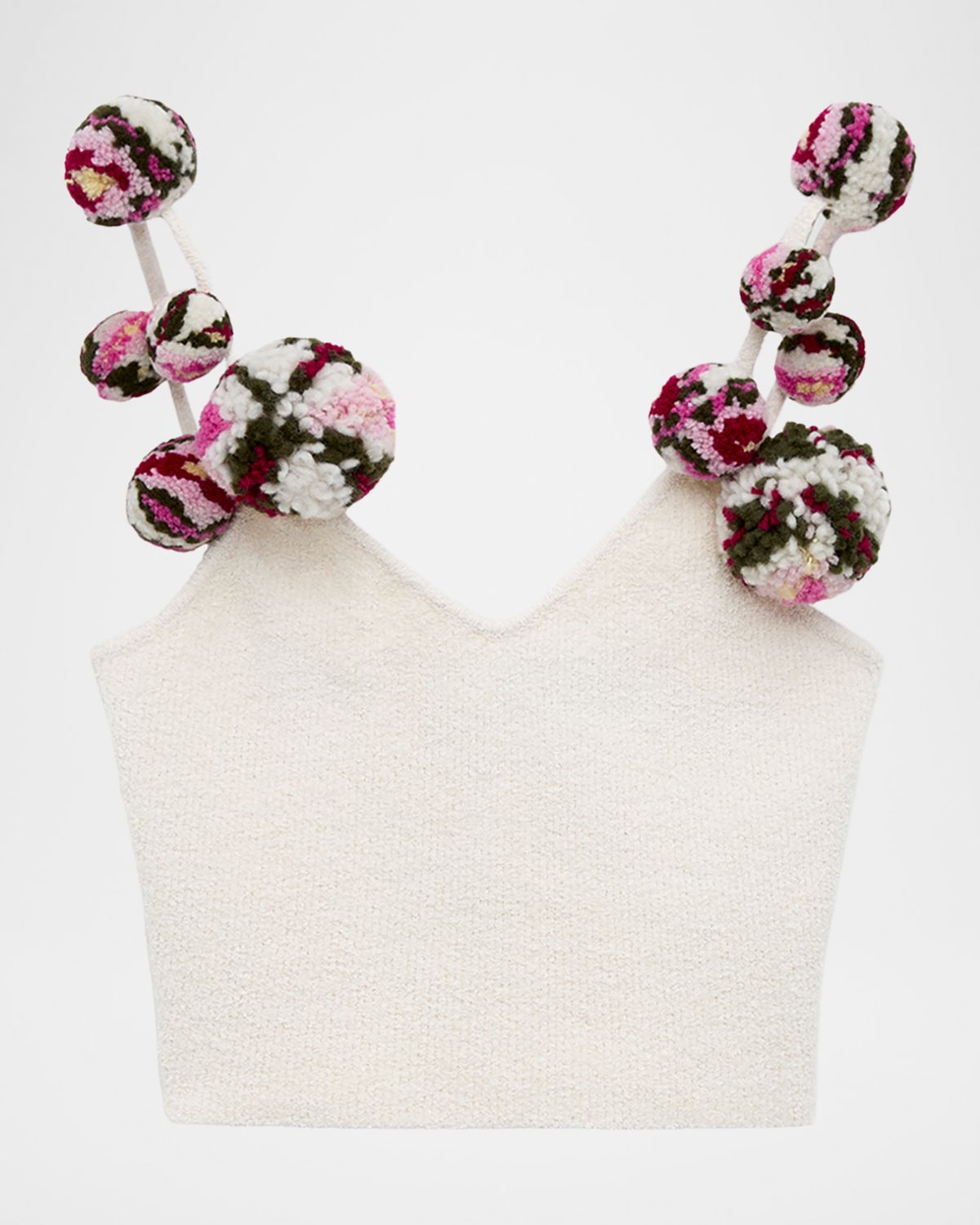 Loewe x Paula 's Ibiza Pom-Pom Knit Crop Top | Thumbnail 6 Loewe x Paula 's Ibiza Pom-Pom Knit Crop Top | Thumbnail 6