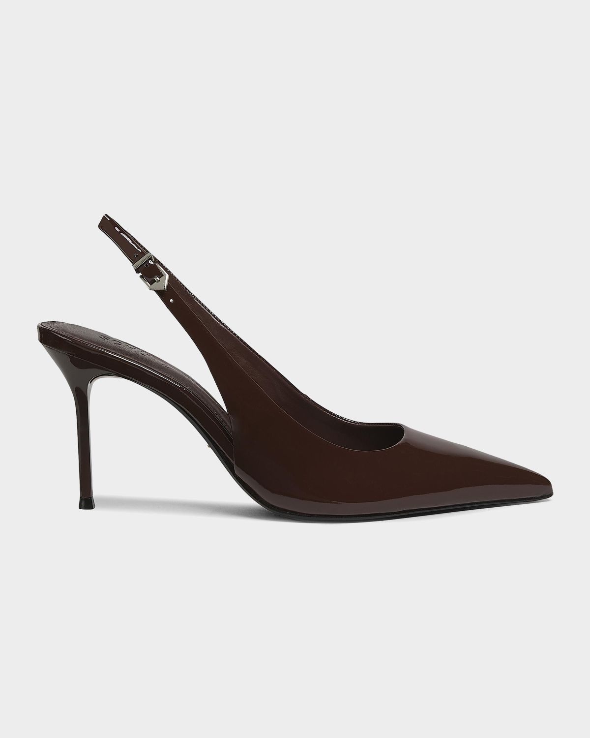 Schutz Paola 90mm Leather Slingback Pumps