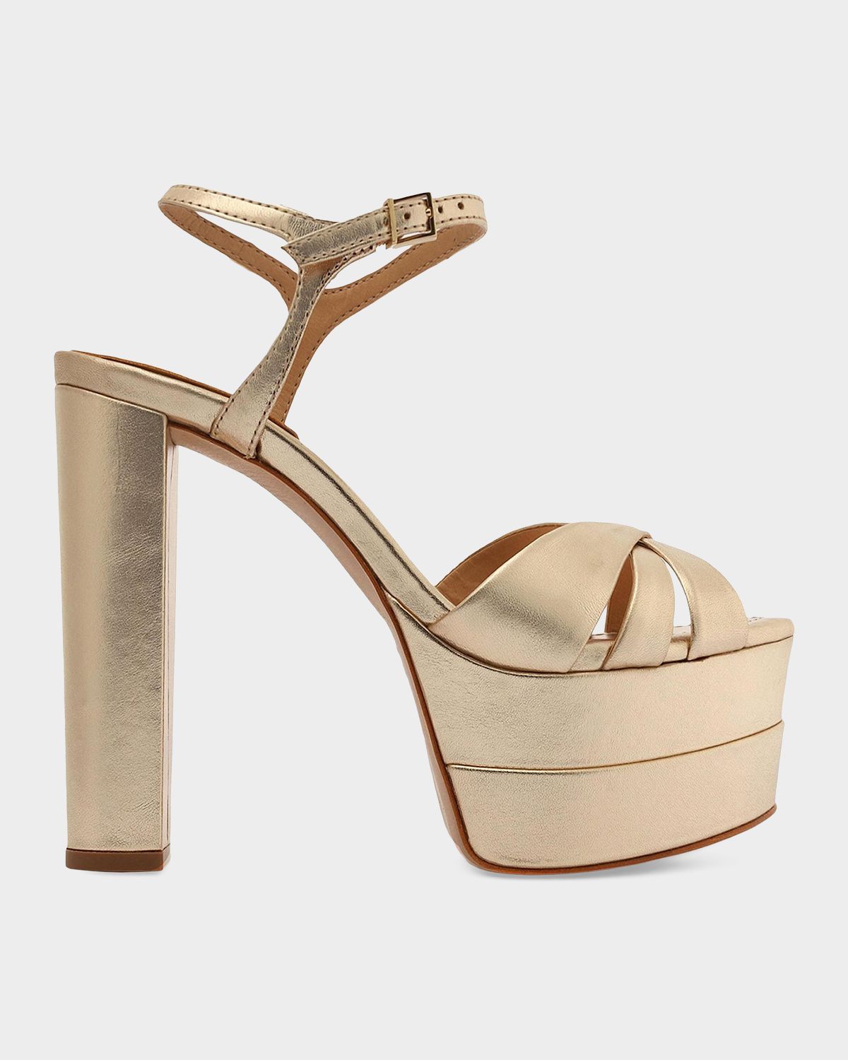 Schutz Keefa High Metallic Leather Platform Sandals | Thumbnail 7 Schutz Keefa High Metallic Leather Platform Sandals | Thumbnail 7