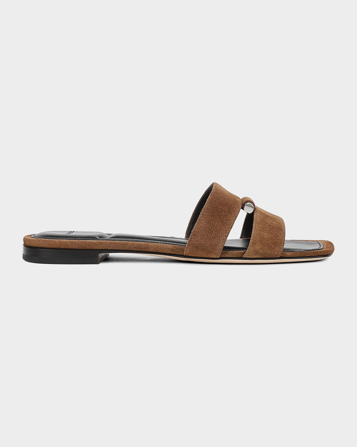 Vince Piper Suede Flat Slide Sandals | Thumbnail 5 Vince Piper Suede Flat Slide Sandals | Thumbnail 5