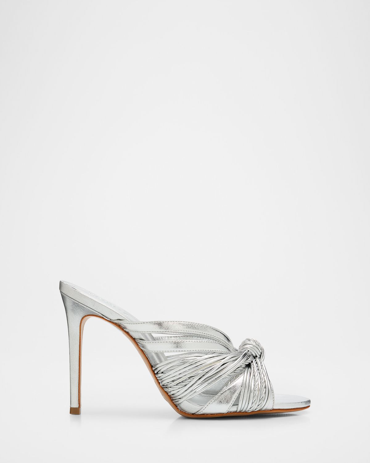 Schutz Gaya 100MM Strappy Leather Slip-On Sandals
