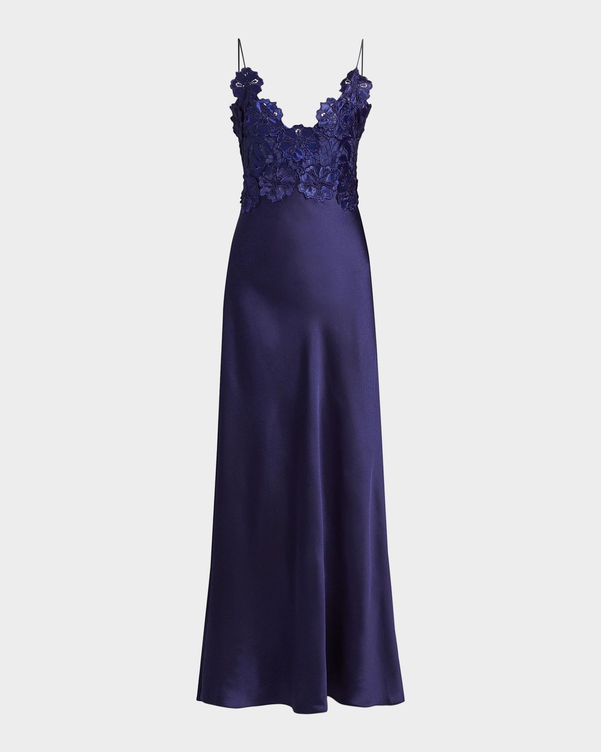 As It May Luella Floral Lace Appliqué Gown