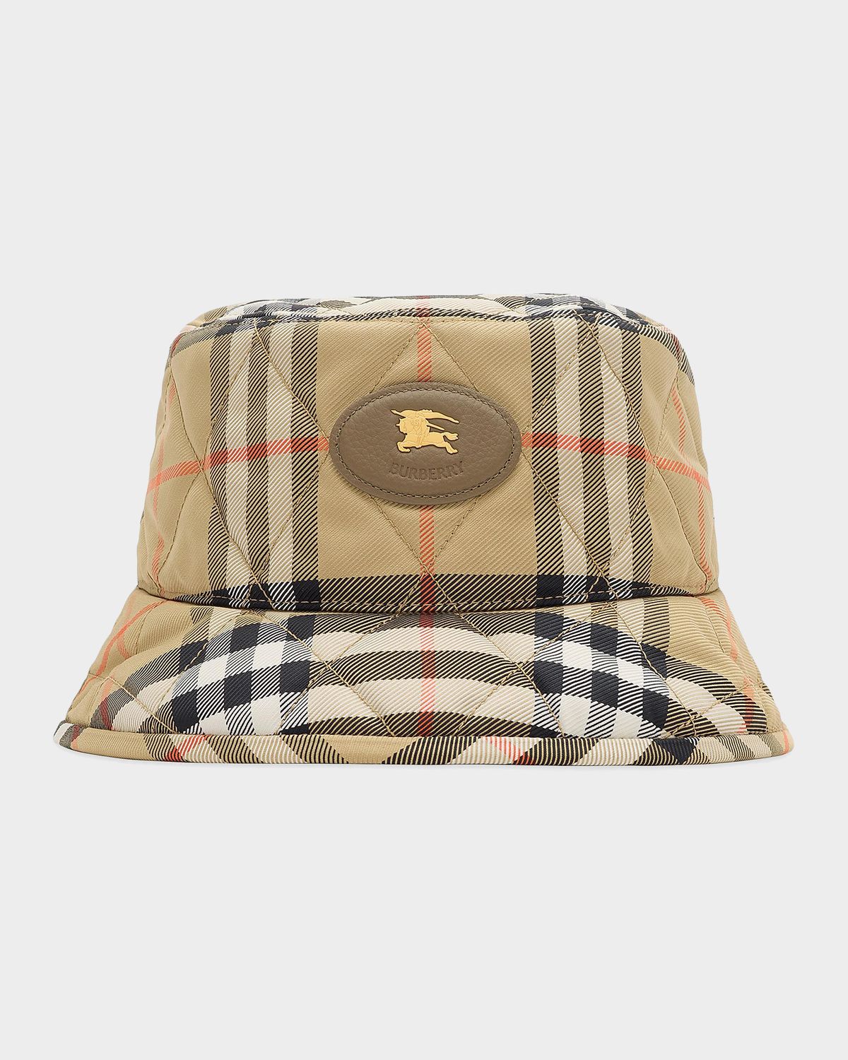 Burberry Check EKD Quilted Bucket Hat | Thumbnail 4 Burberry Check EKD Quilted Bucket Hat | Thumbnail 4