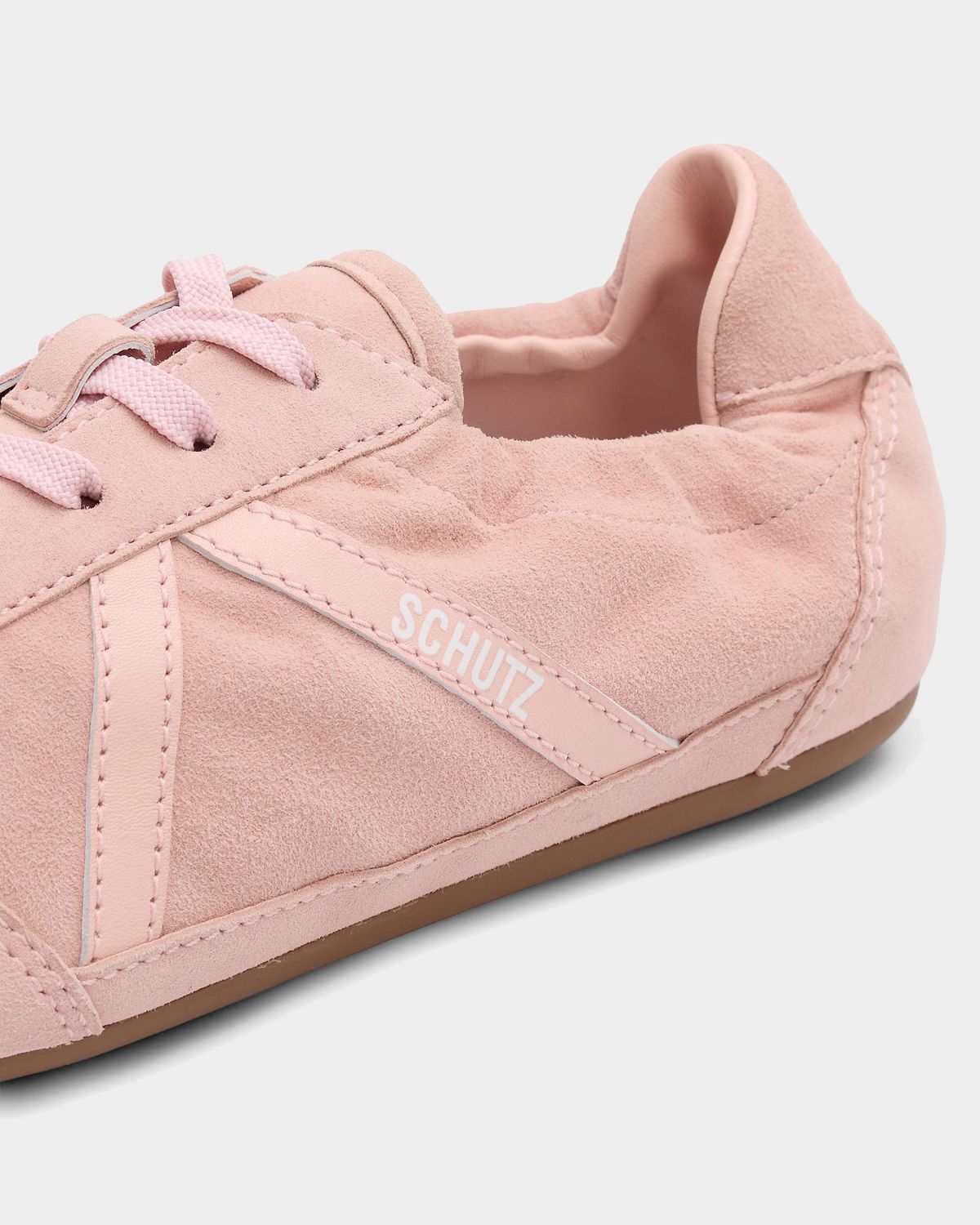 Schutz Eight Suede Low-Top Sneakers