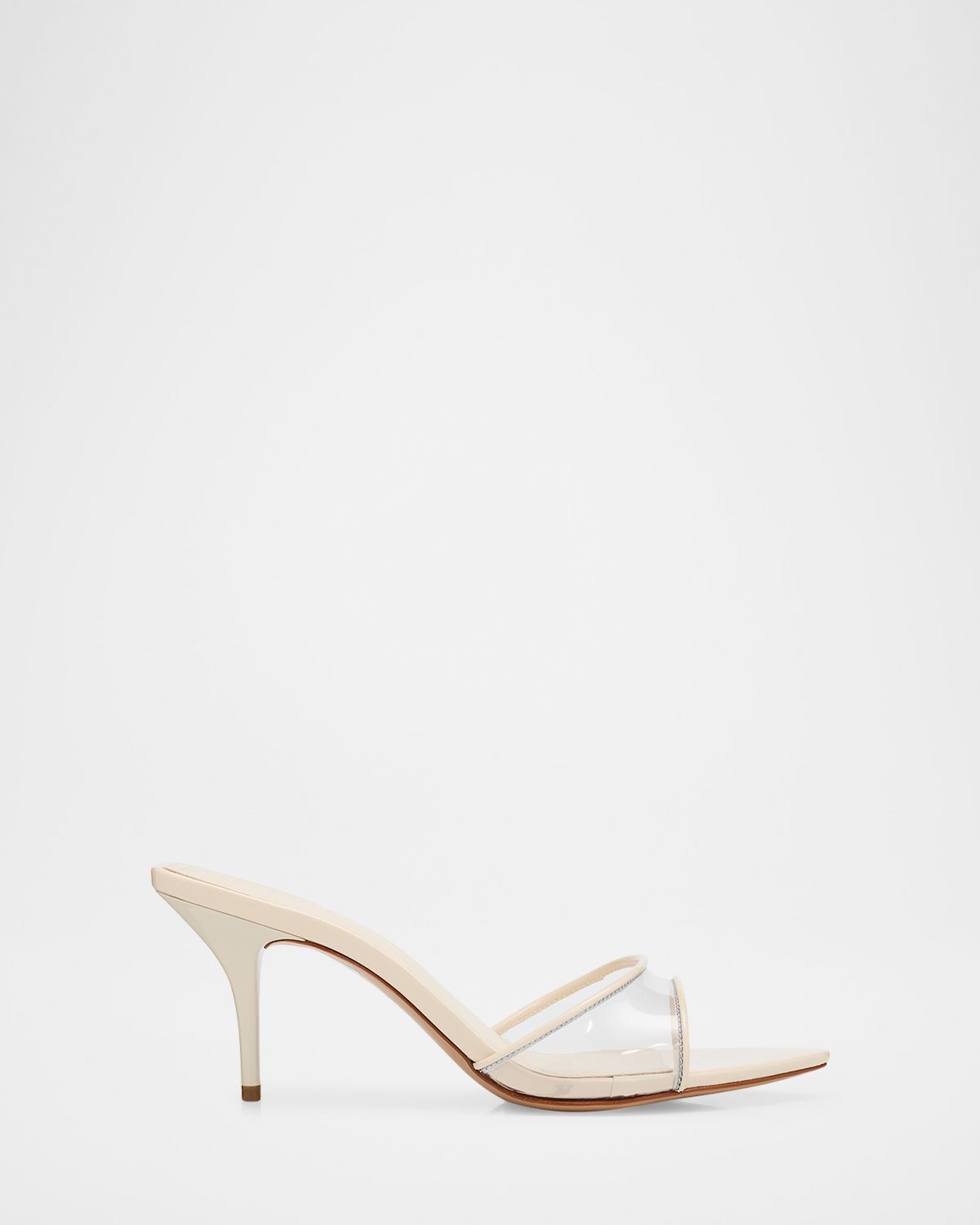 Schutz Elodie Vinyl 75MM Patent Leather Sandals