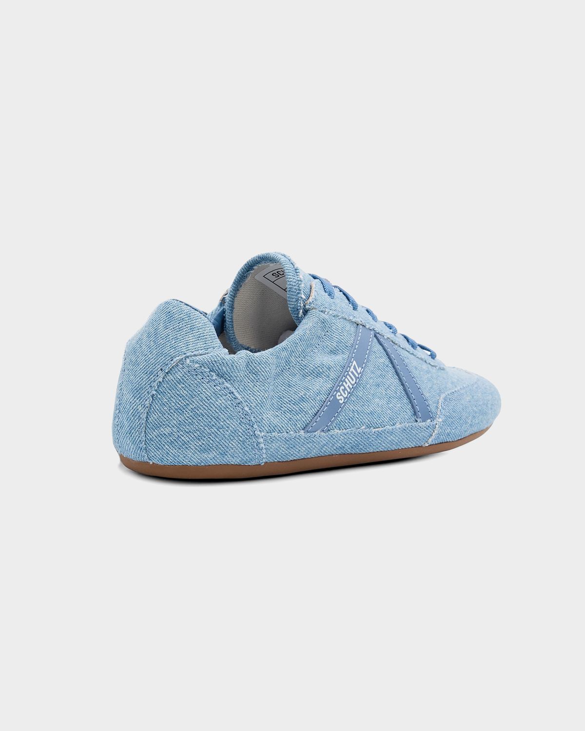 Schutz Eight Denim Low-Top Sneakers